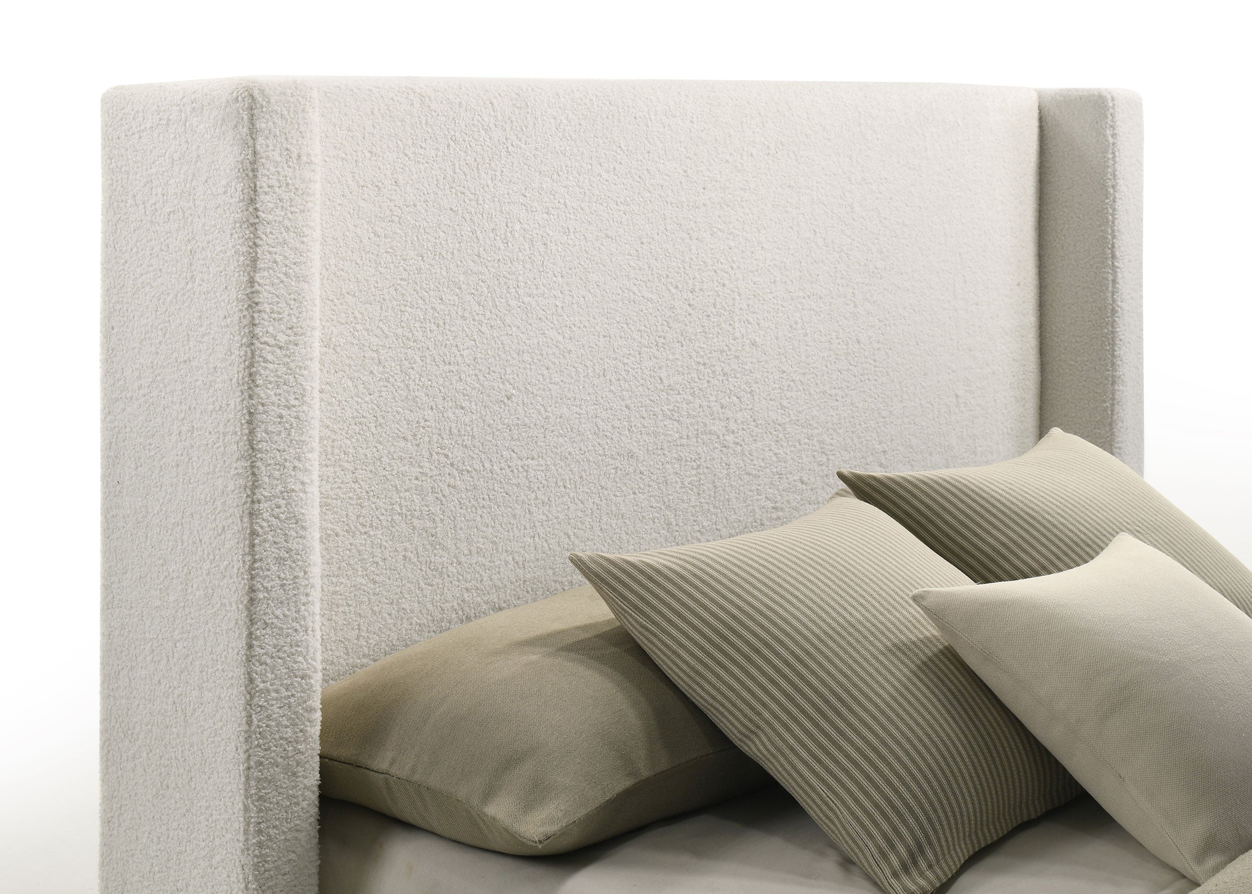 Alamosa Upholstered Wingback Bed