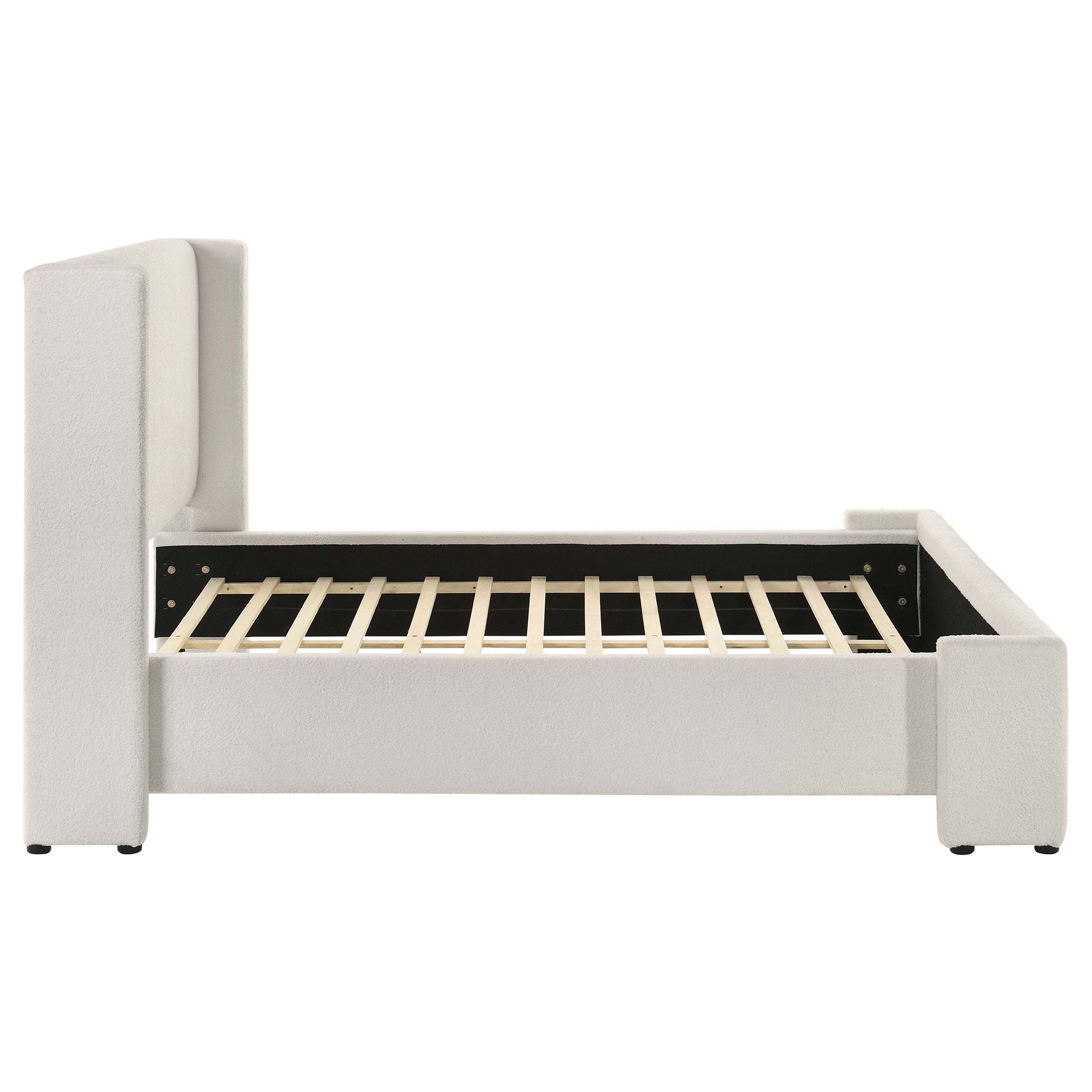Alamosa Upholstered Wingback Bed