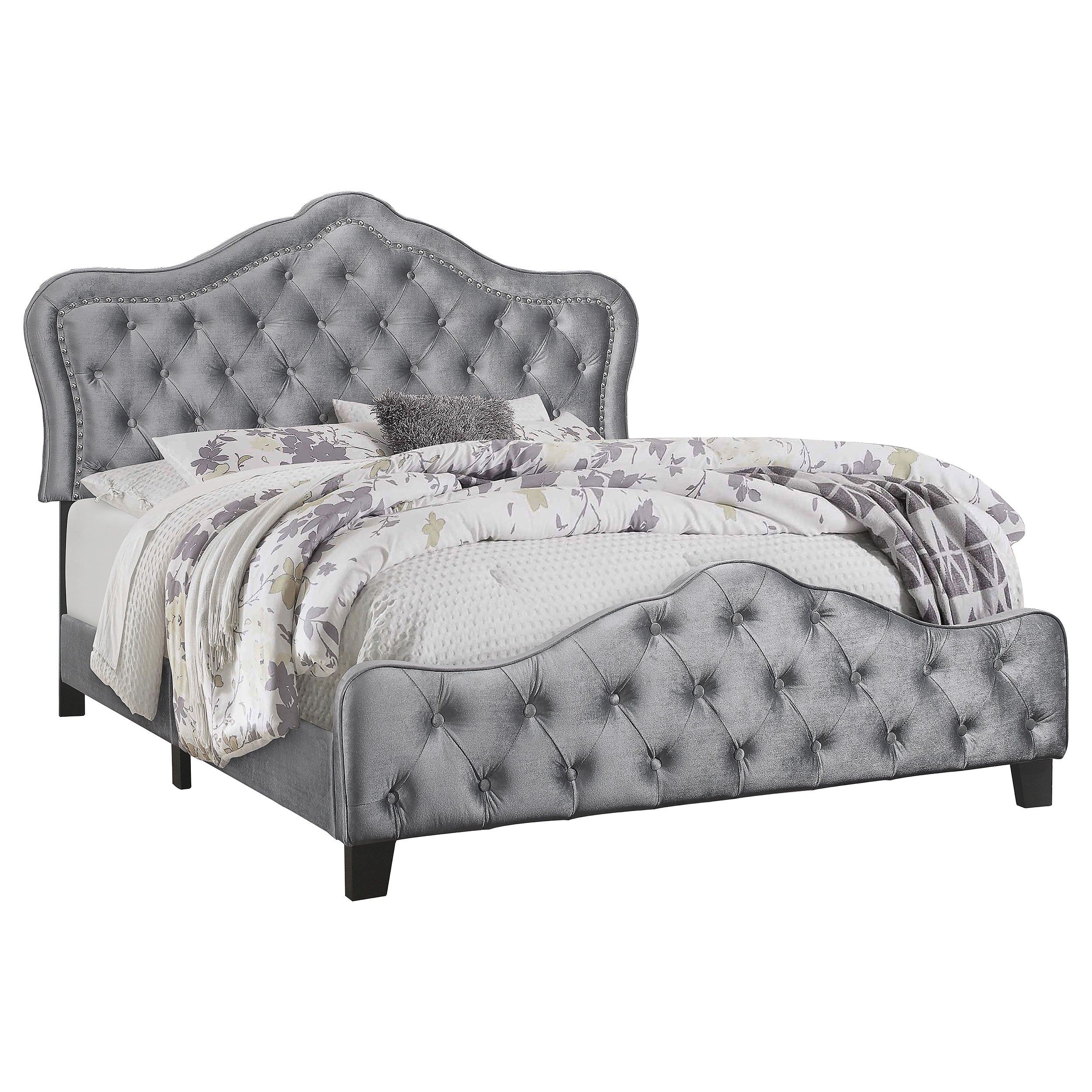 Bella Upholstered Panel Bed