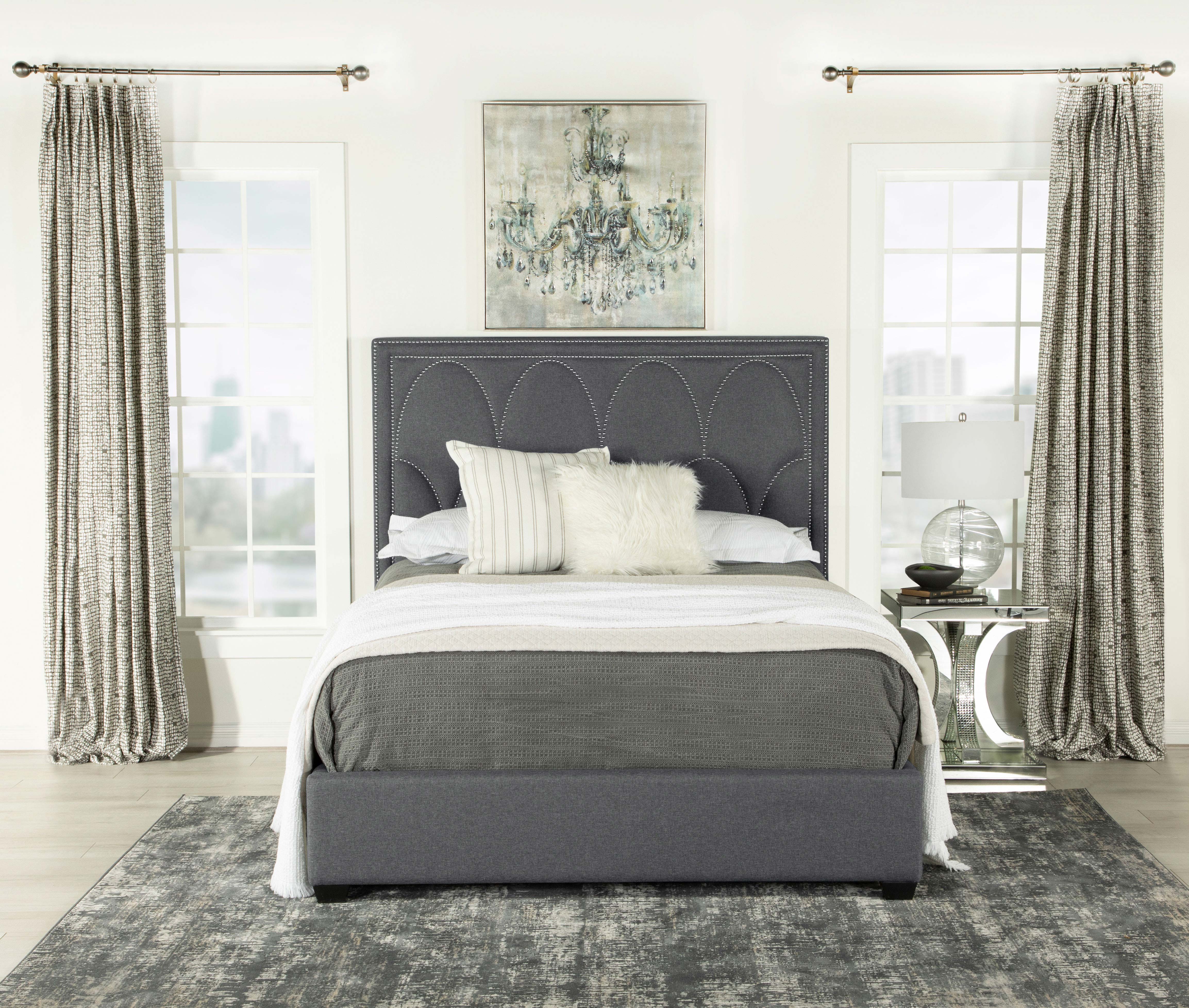 Bowfield Upholstered Panel Bed