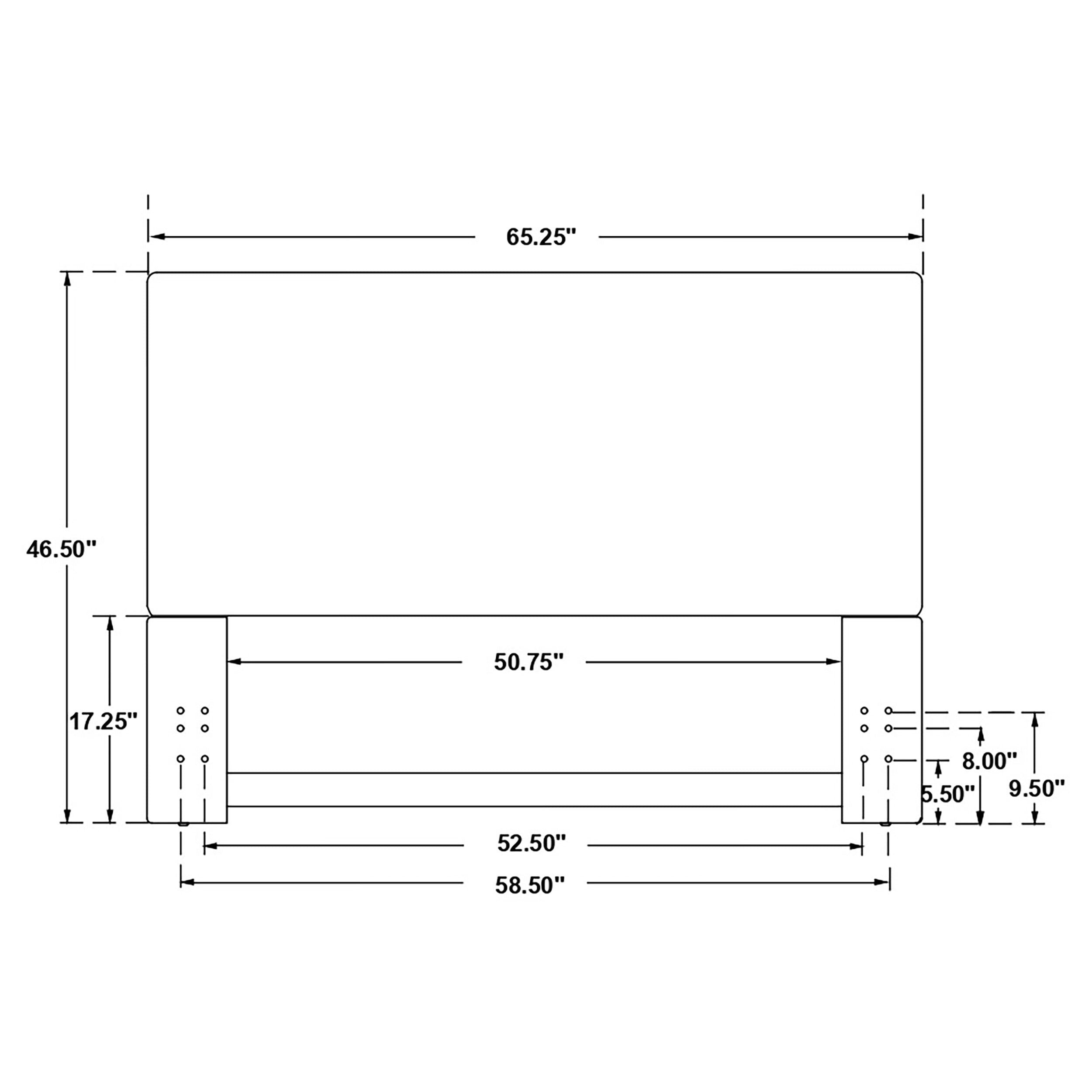 Izzy Upholstered Panel Headboard