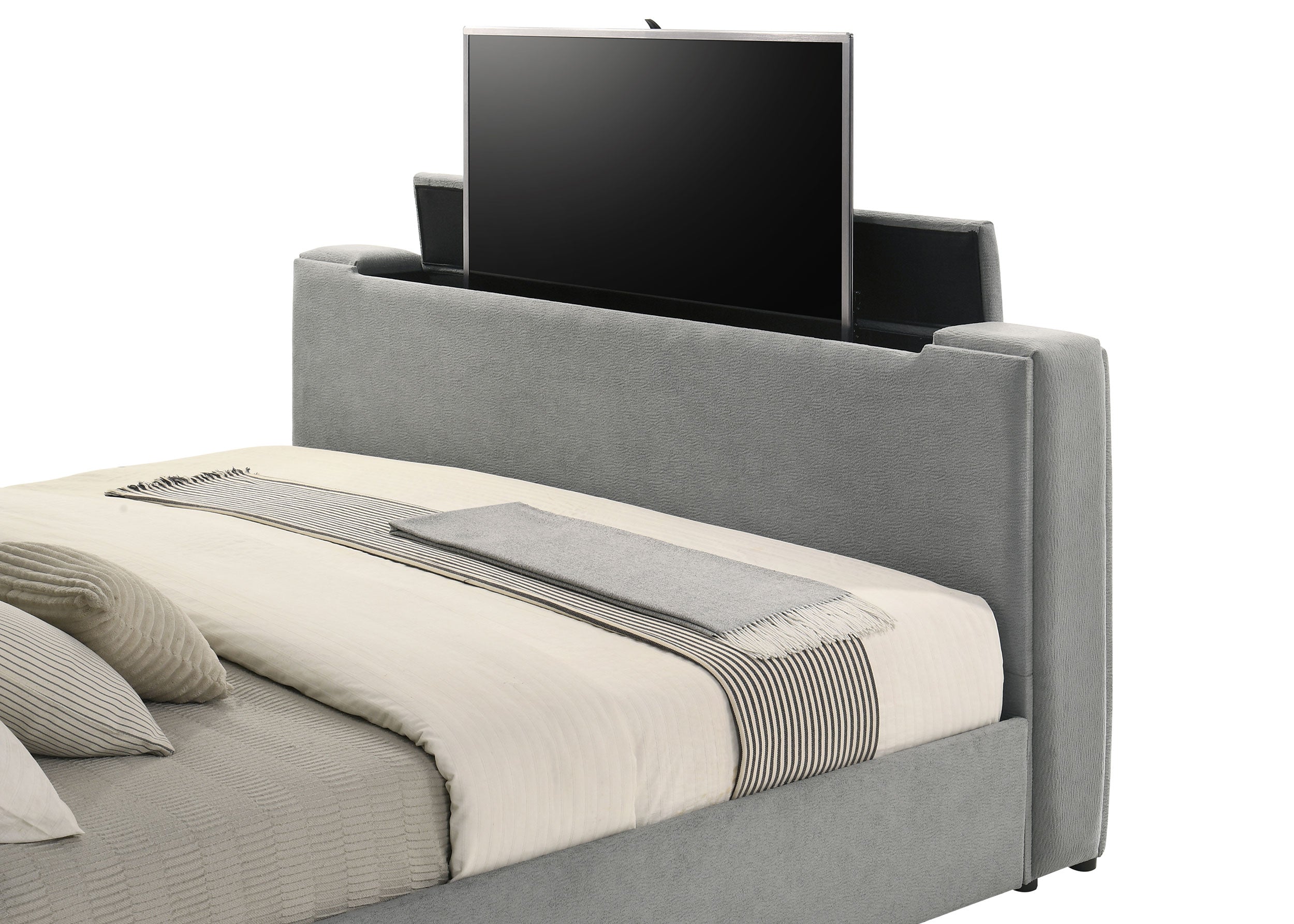 Tara Upholstered TV Bed