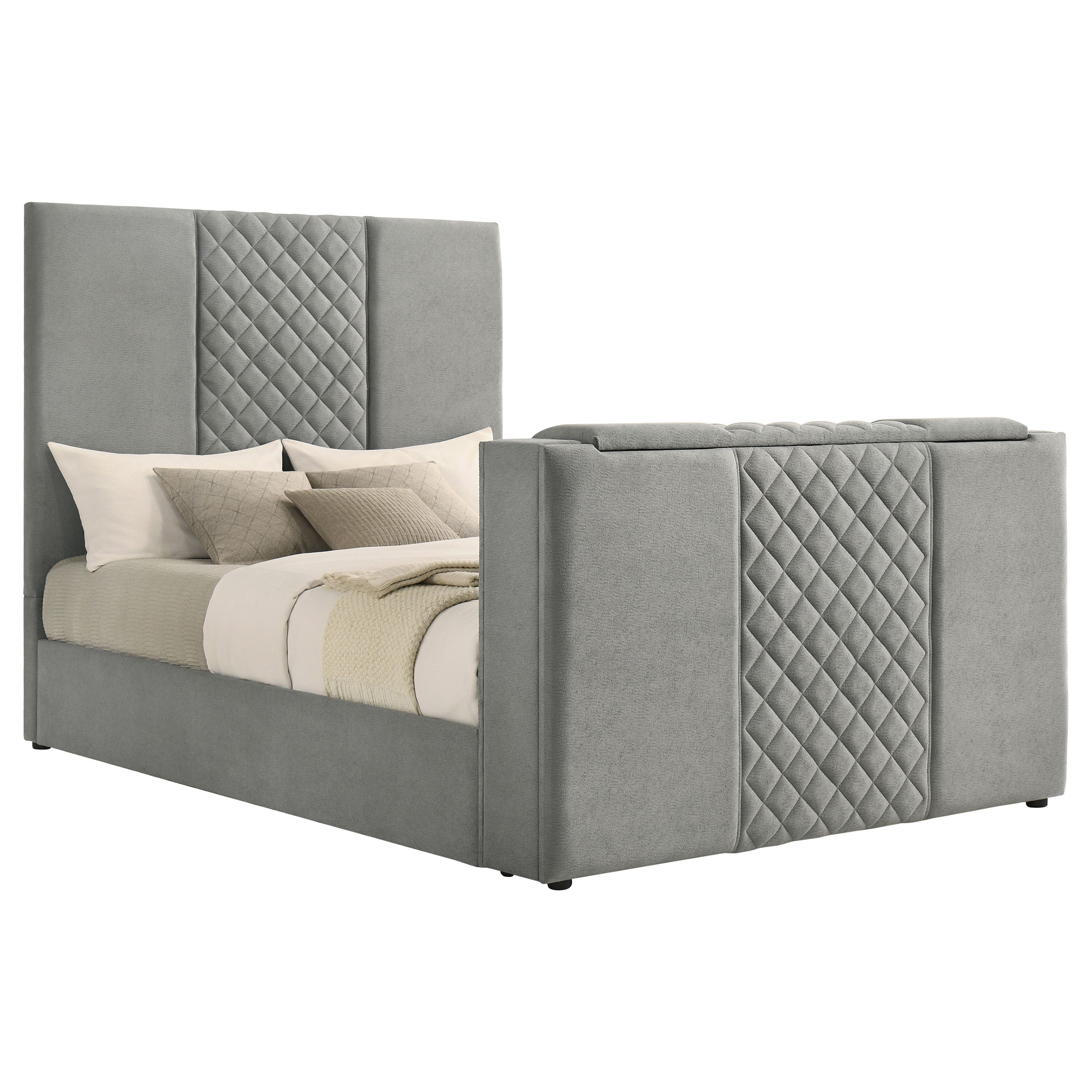 Tara Upholstered TV Bed