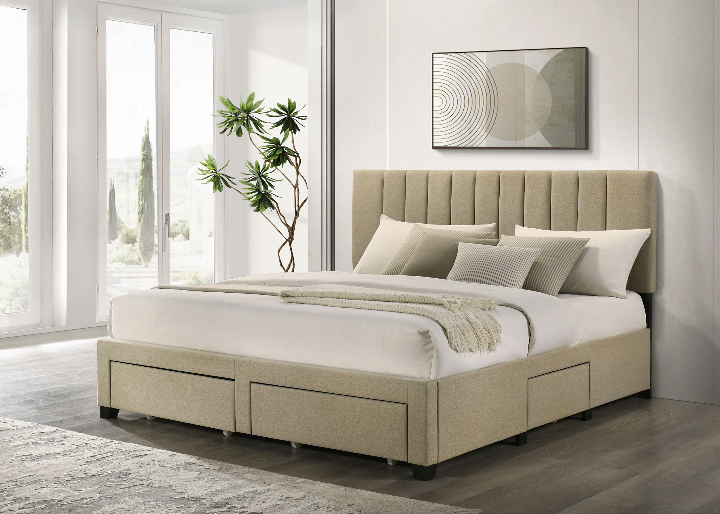 Wheatland Panel Storage Bed