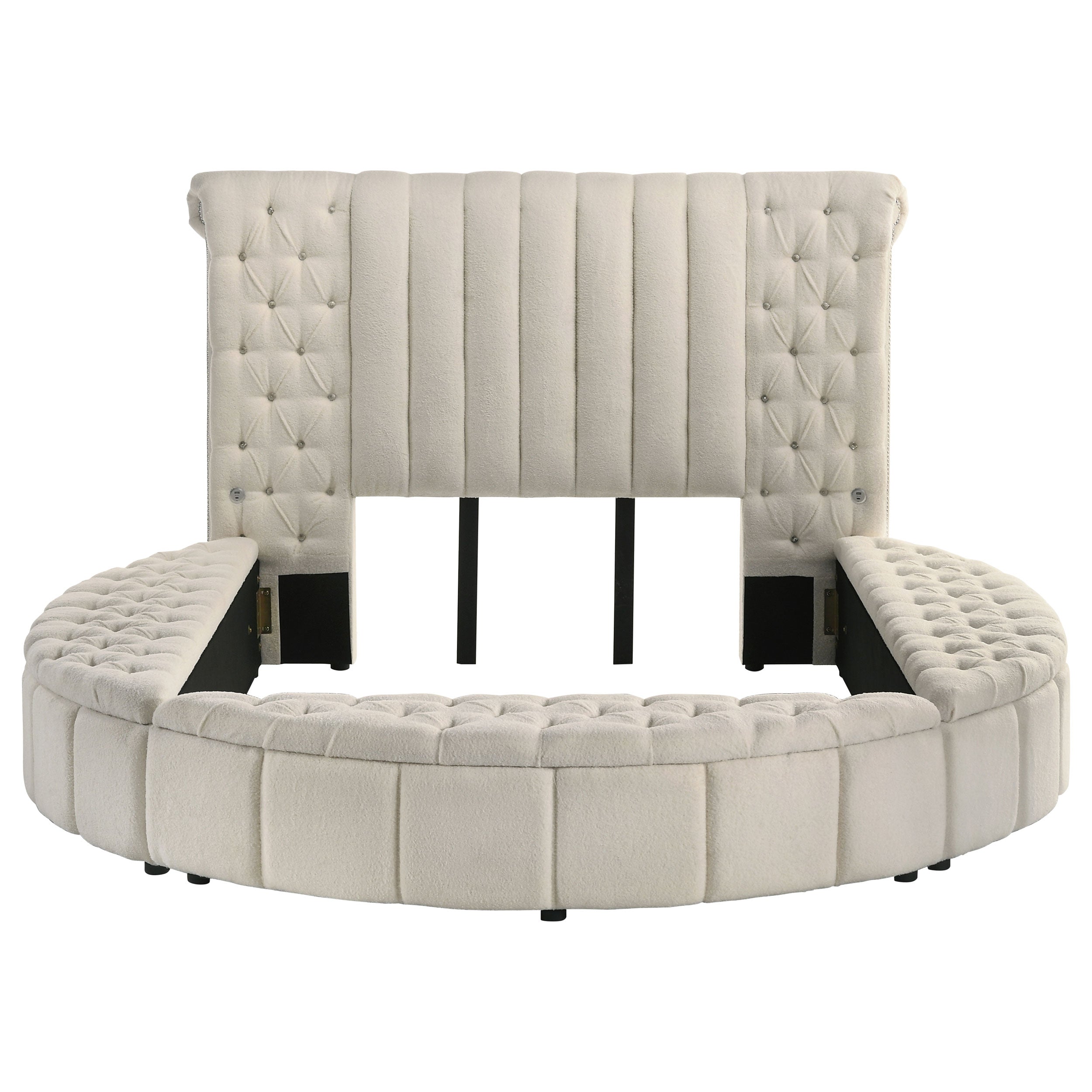 Sonya Upholstered Panel Storage Bed