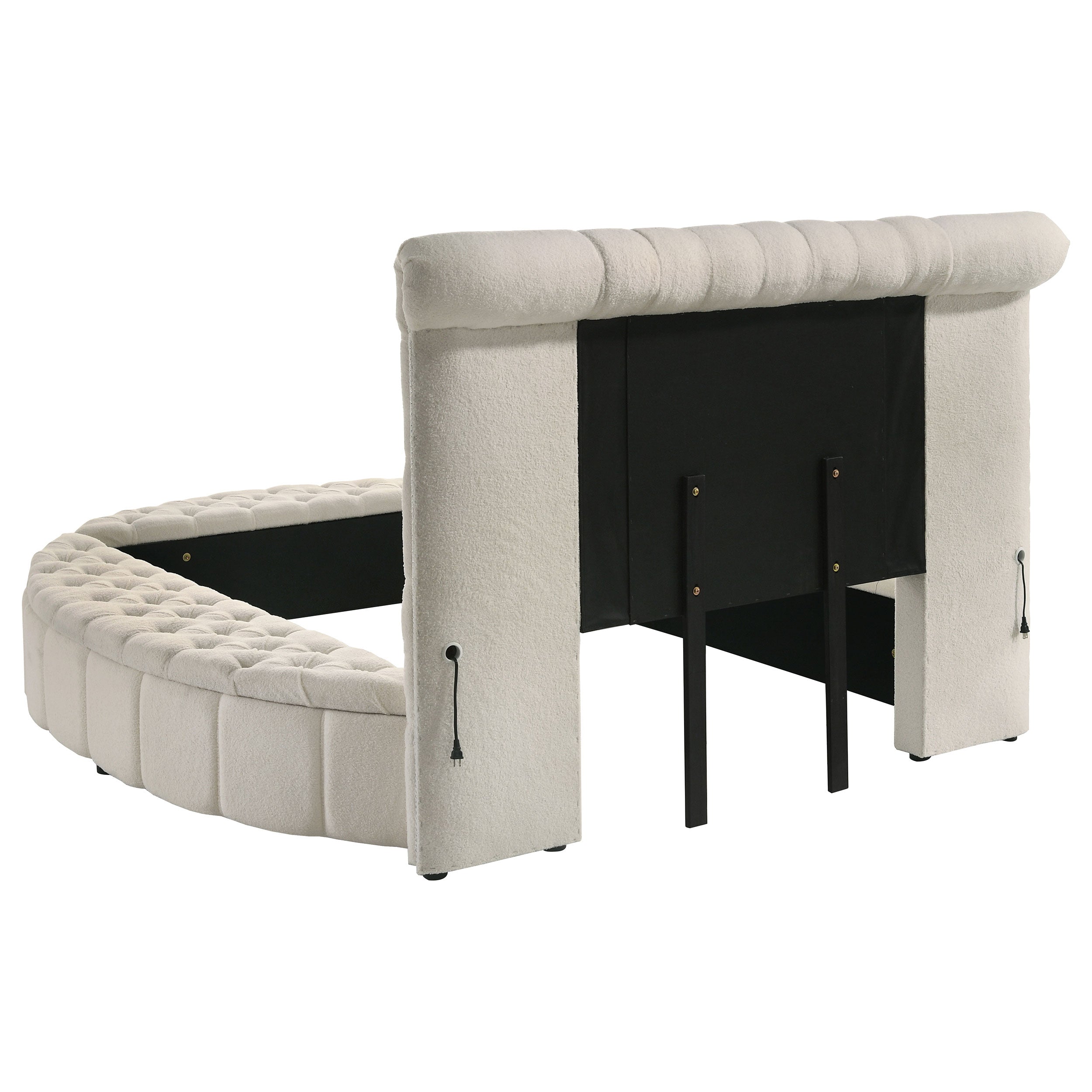 Sonya Upholstered Panel Storage Bed