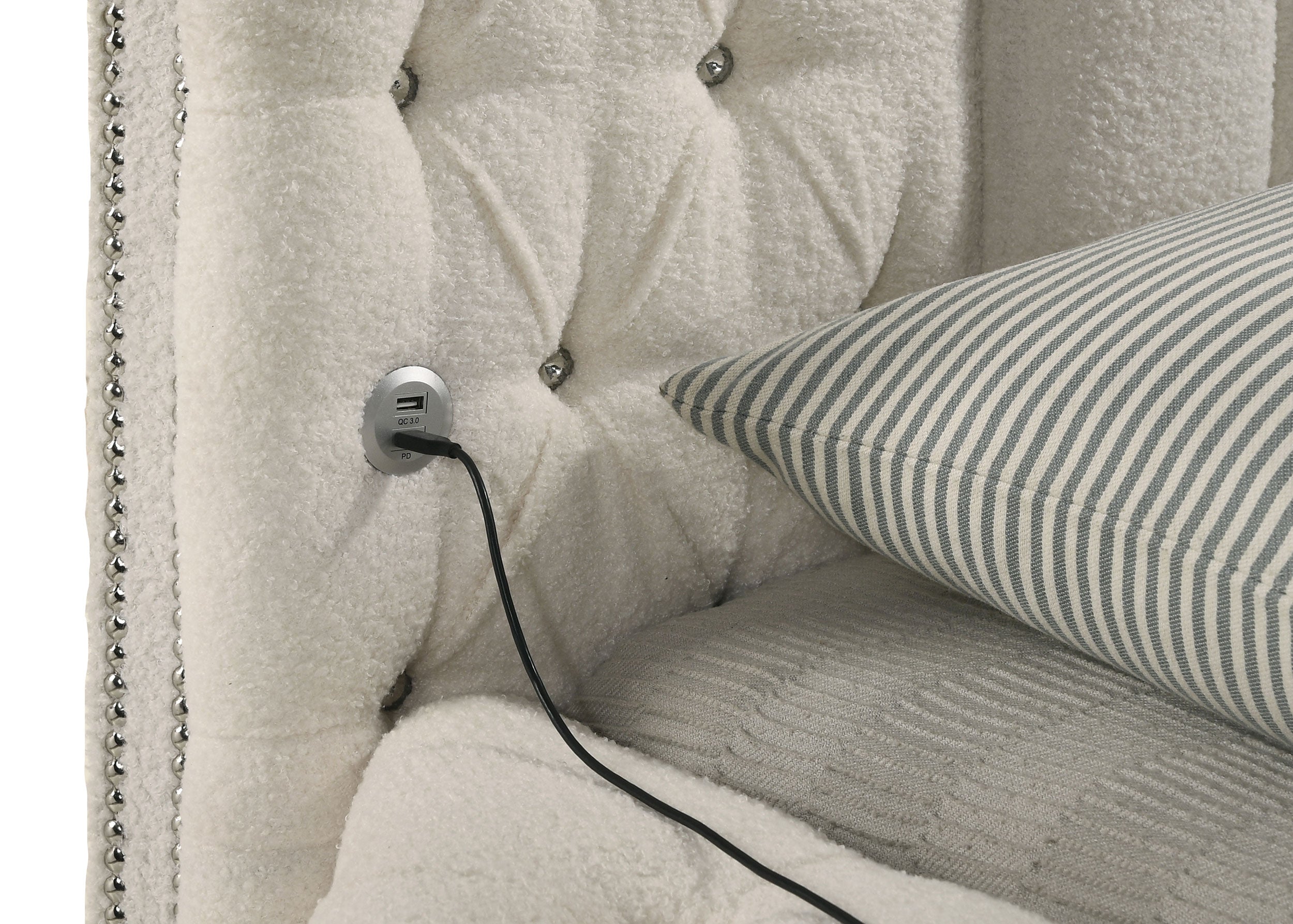 Sonya Upholstered Panel Storage Bed