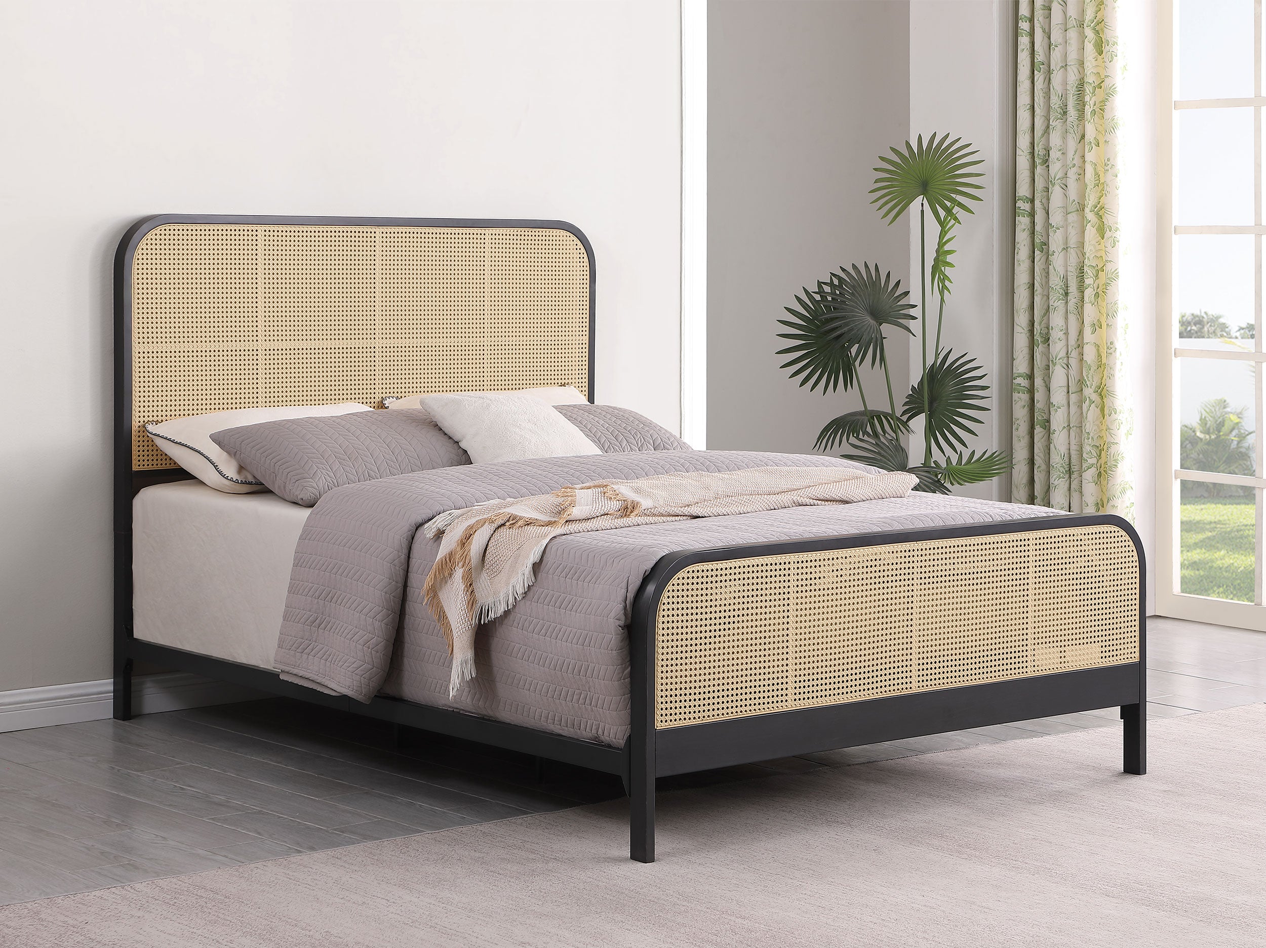 Lanewood Metal Panel Bed