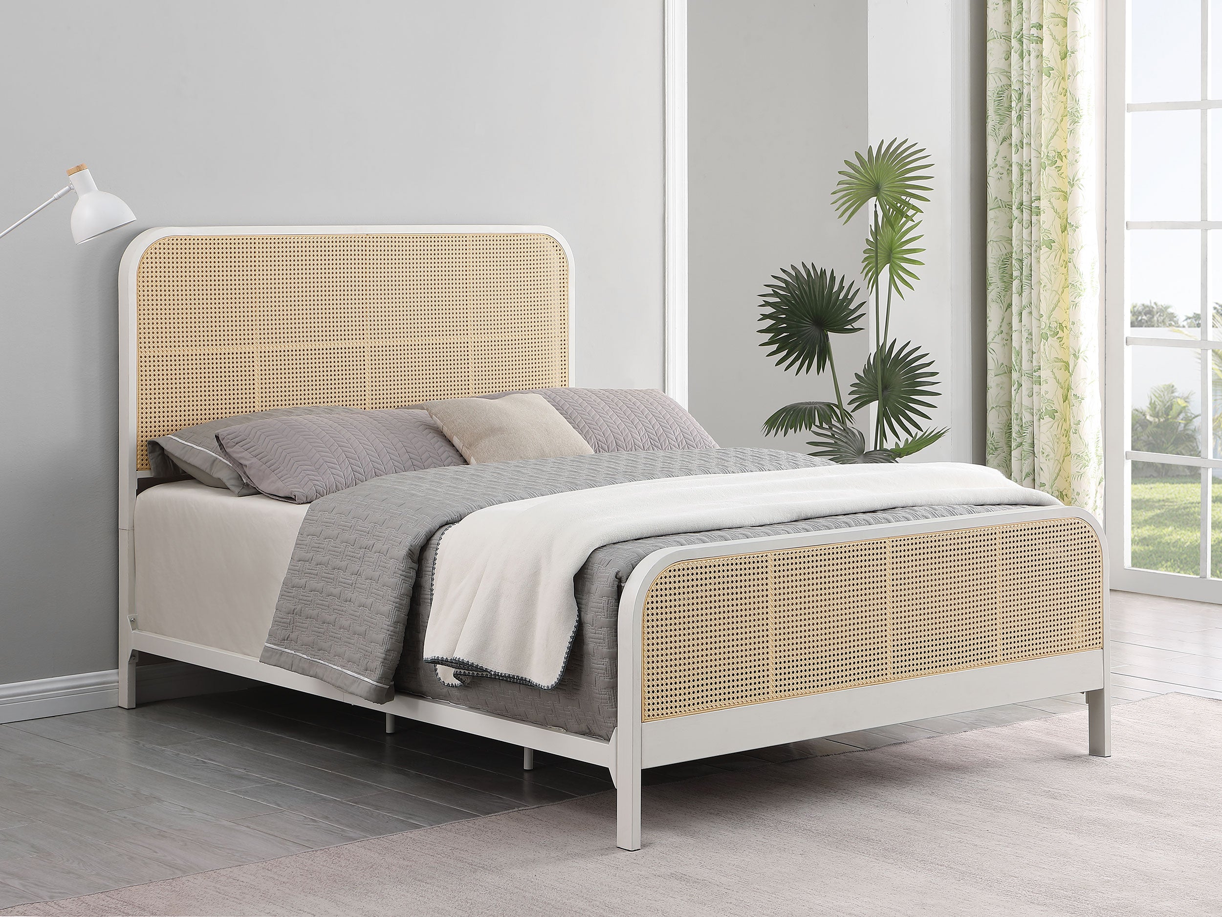 Lanewood Metal Panel Bed