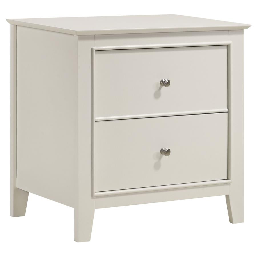 Selena 2-Drawer Nightstand Buttermilk