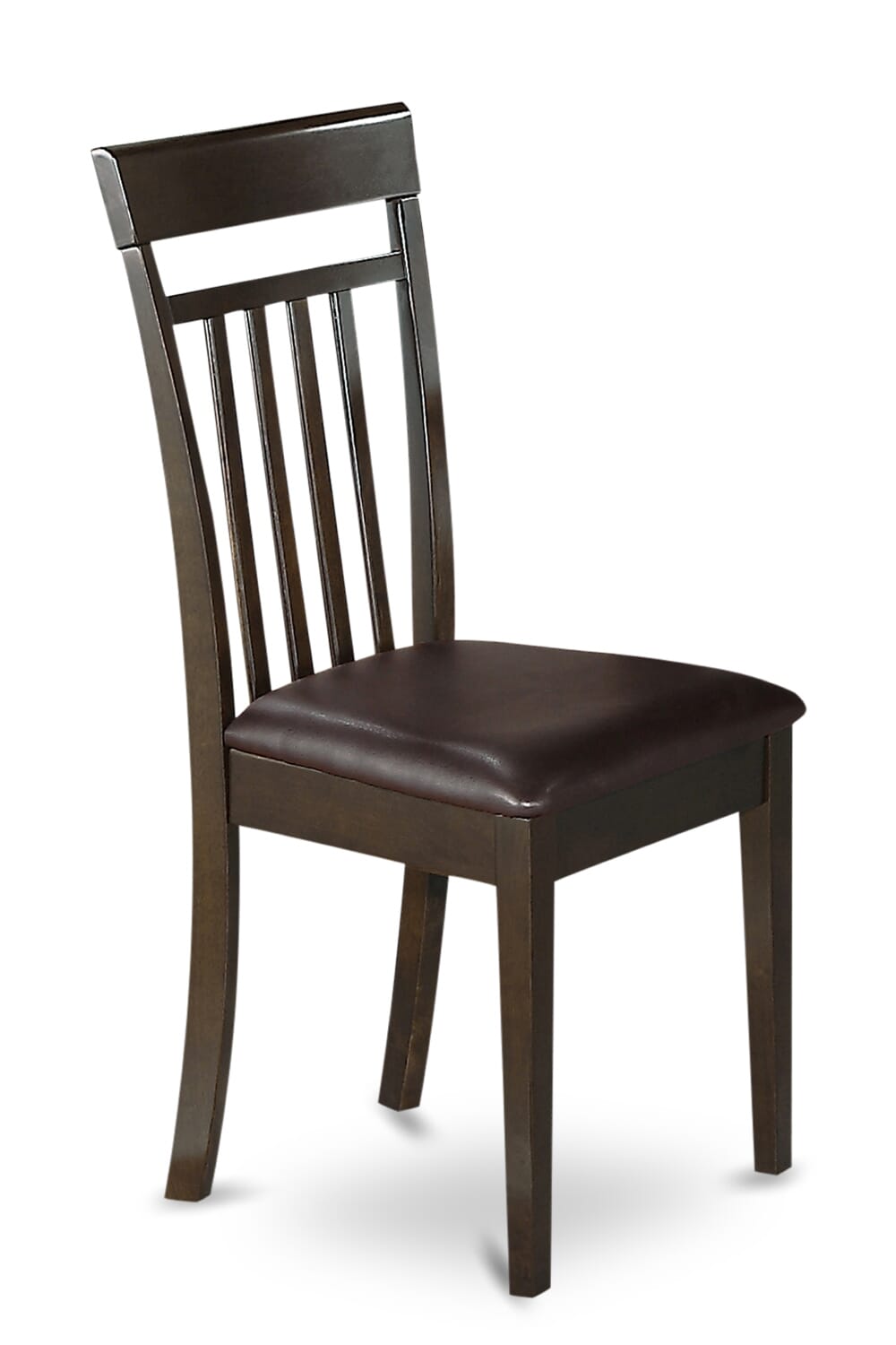 9 Pc Dining Room Cappuccino Table with Leaf & 8 upholstered Chairs Set