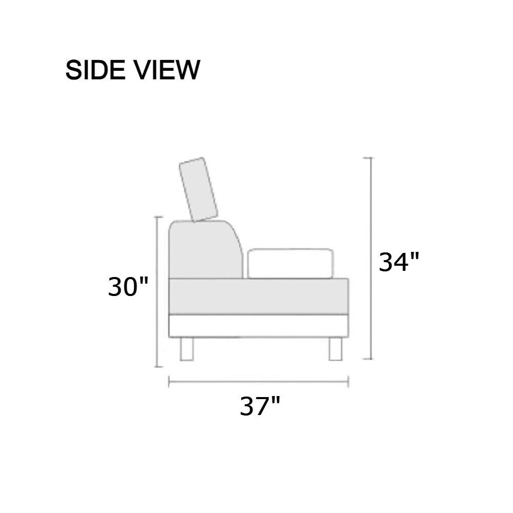 Moderno Contemporary White Living room Sectional Sofa Set In Vegan leather