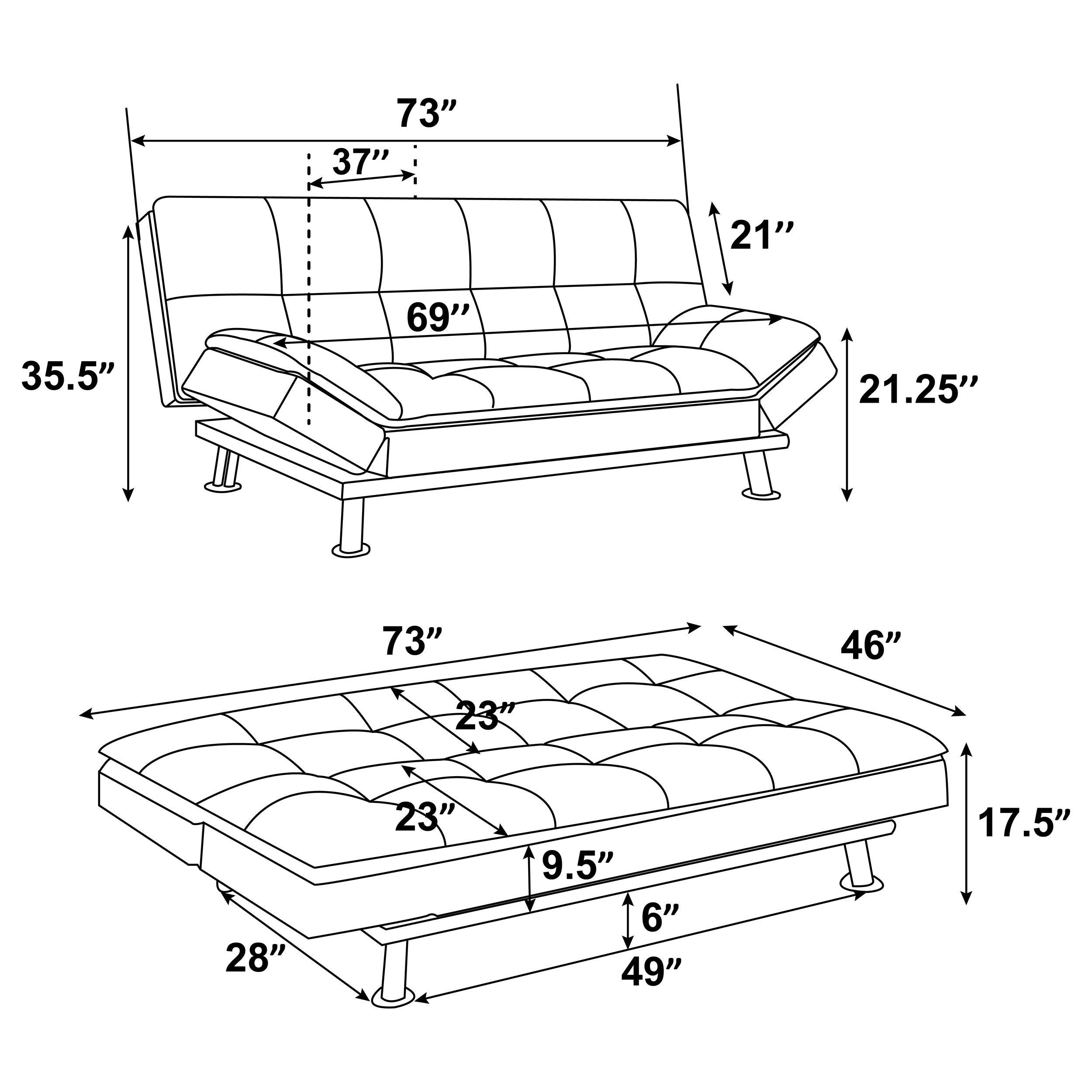 Dilleston Sofa Bed - Grey