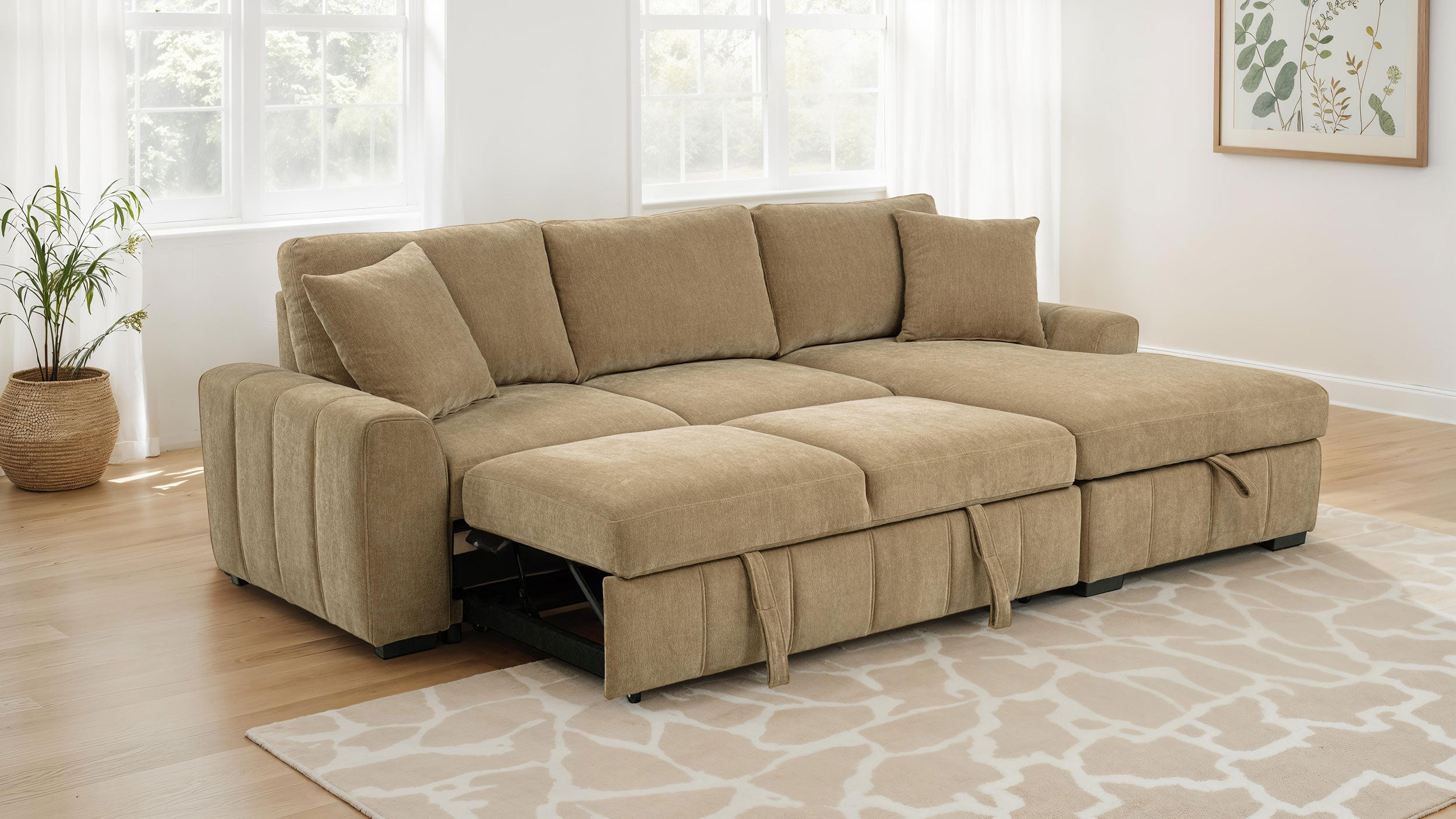 Pastrana Sleeper Sectional Sofa
