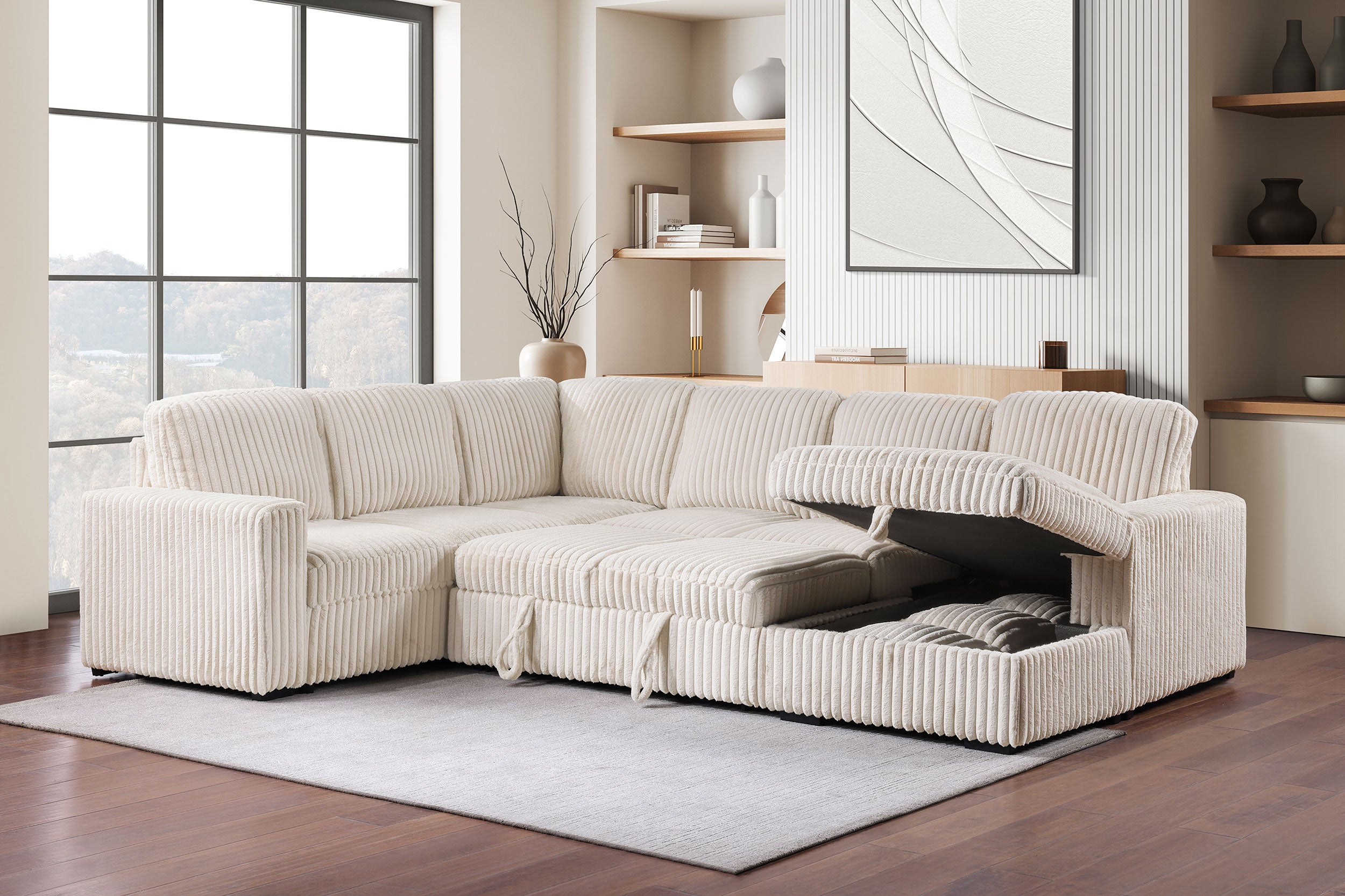 Devonshire Sleeper Sectional Sofa