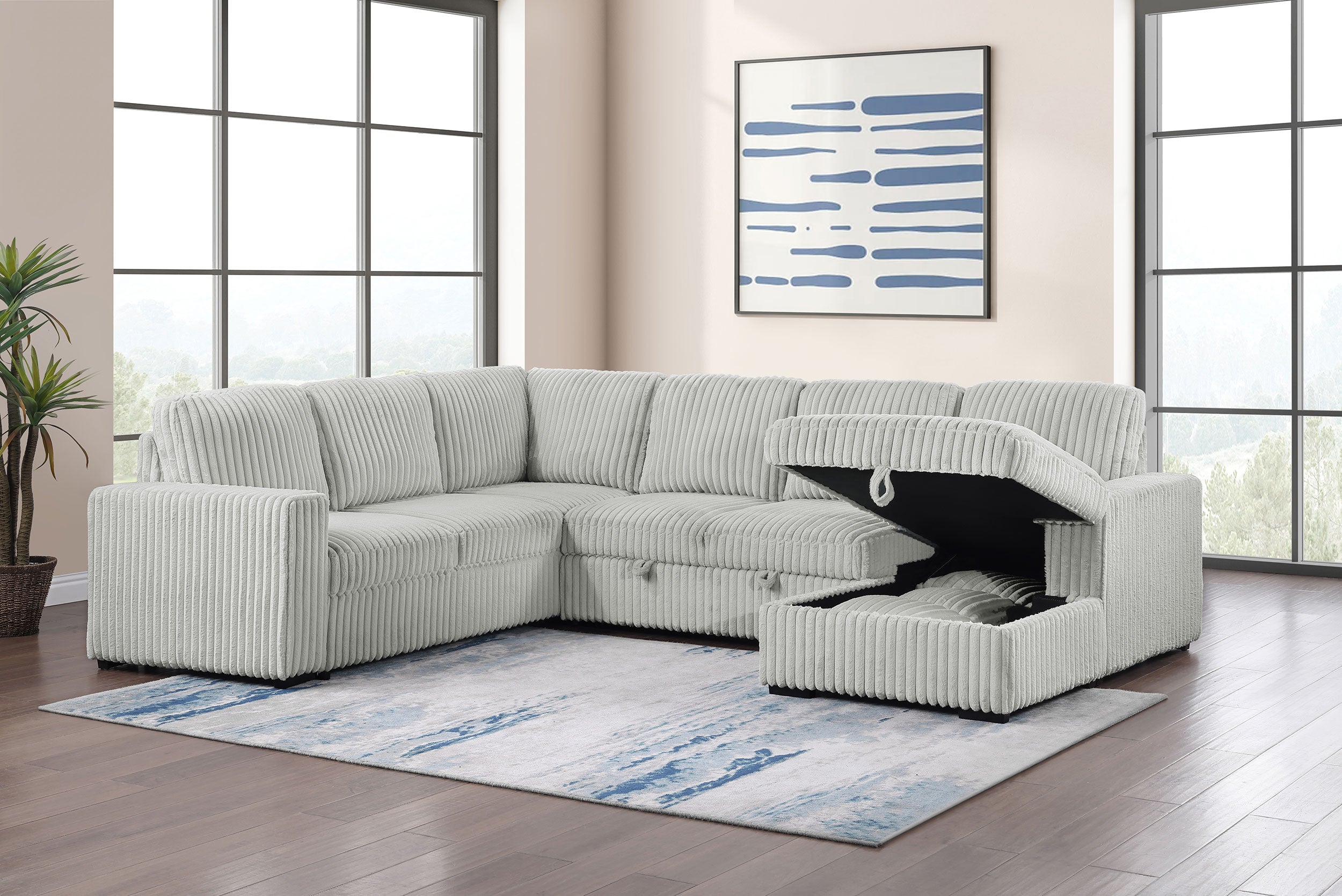 Devonshire Sleeper Sectional Sofa