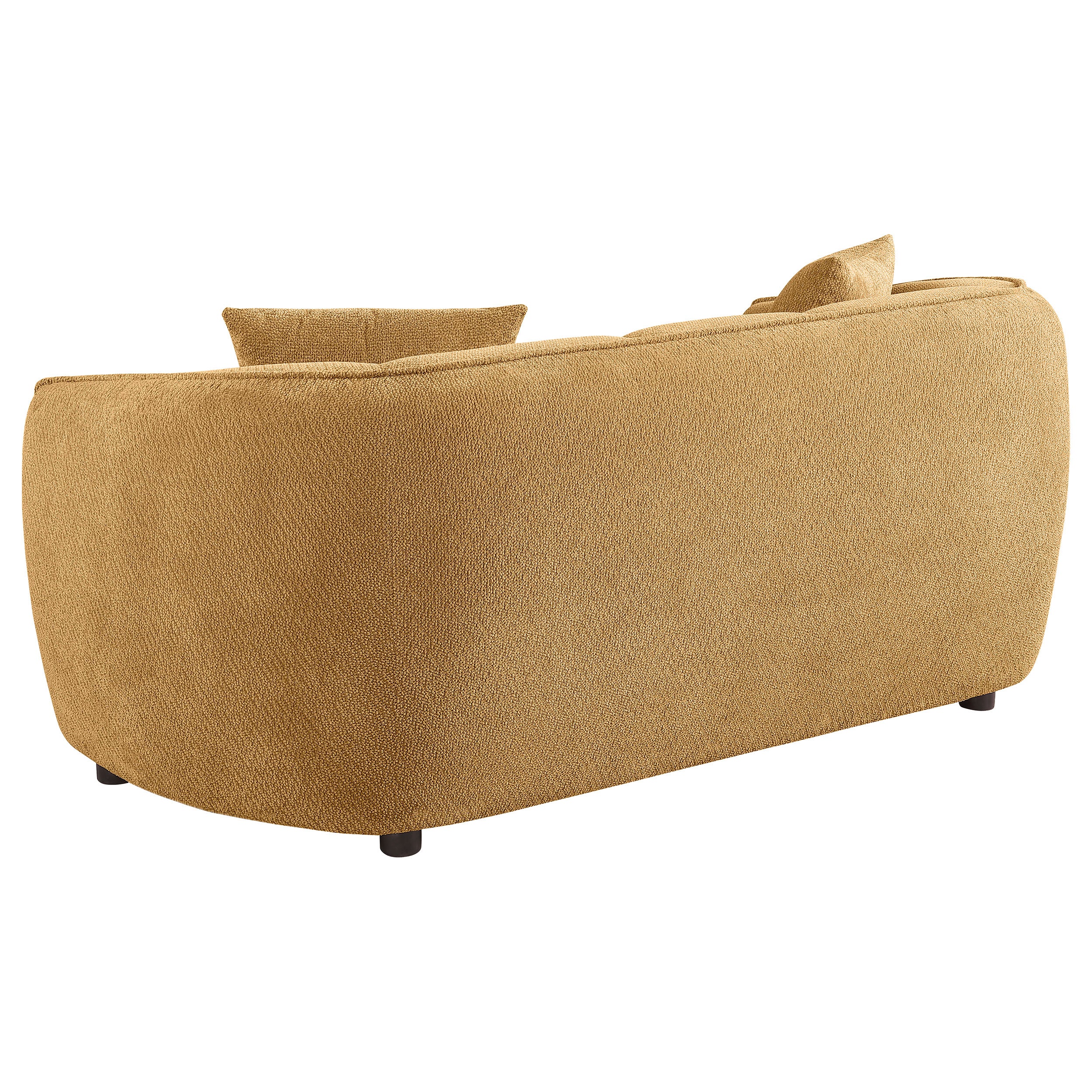 Aleisha 3-piece Fabric Upholstered Sofa Set In Mustard Yellow