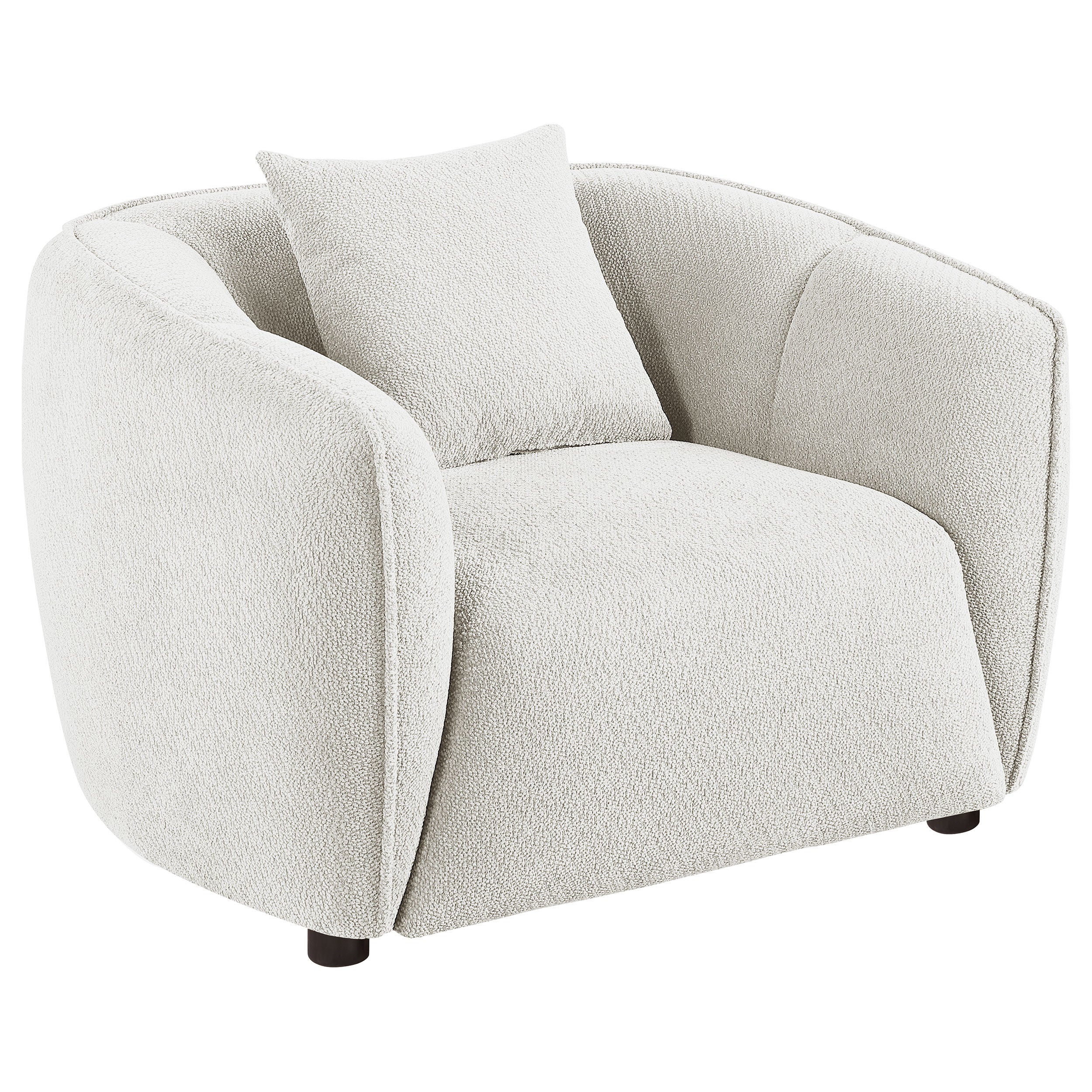 Aleisha Fabric Upholstered Accent Chair Sand