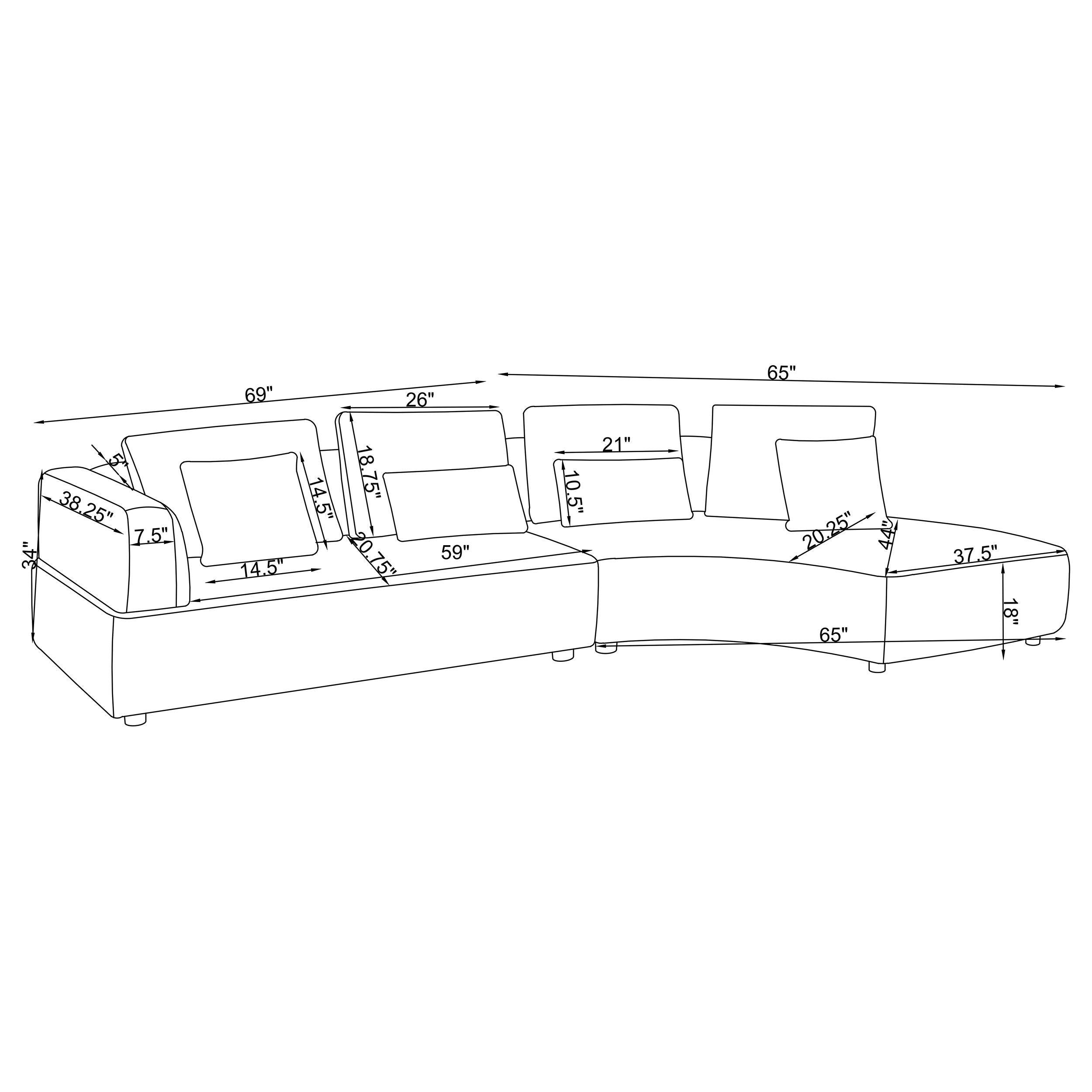 Toscano Sectional Sofa