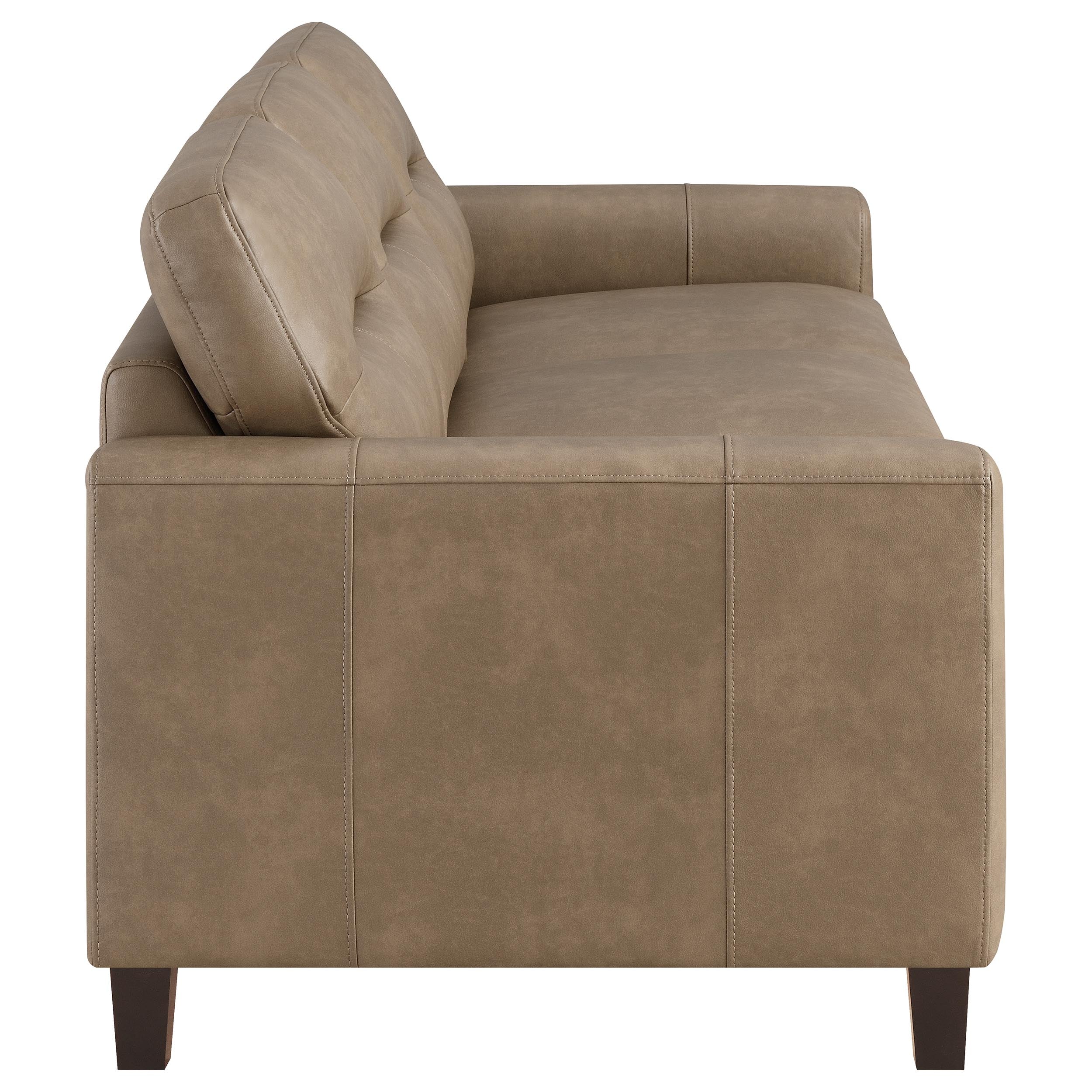 Scotland Sofa Set - 2 Piece - Brown