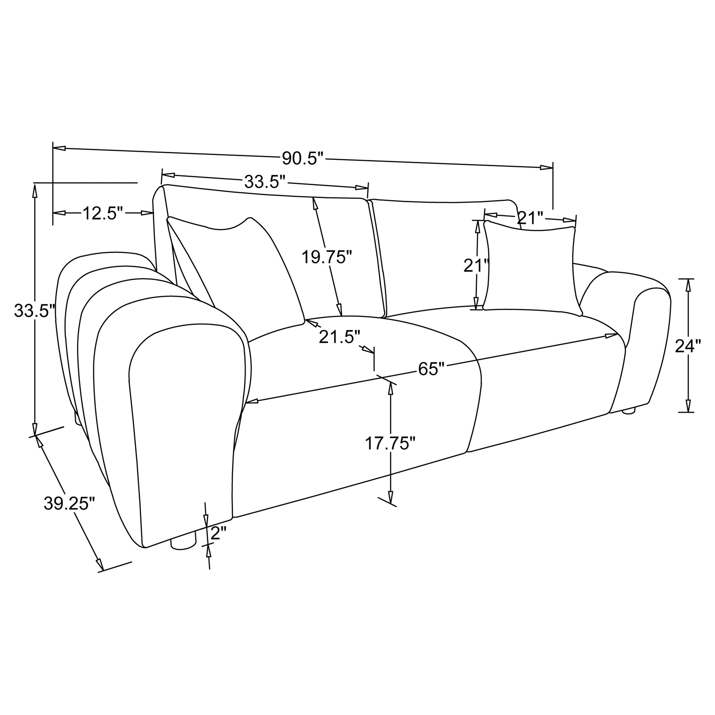 Burnett Sofa - Ivory