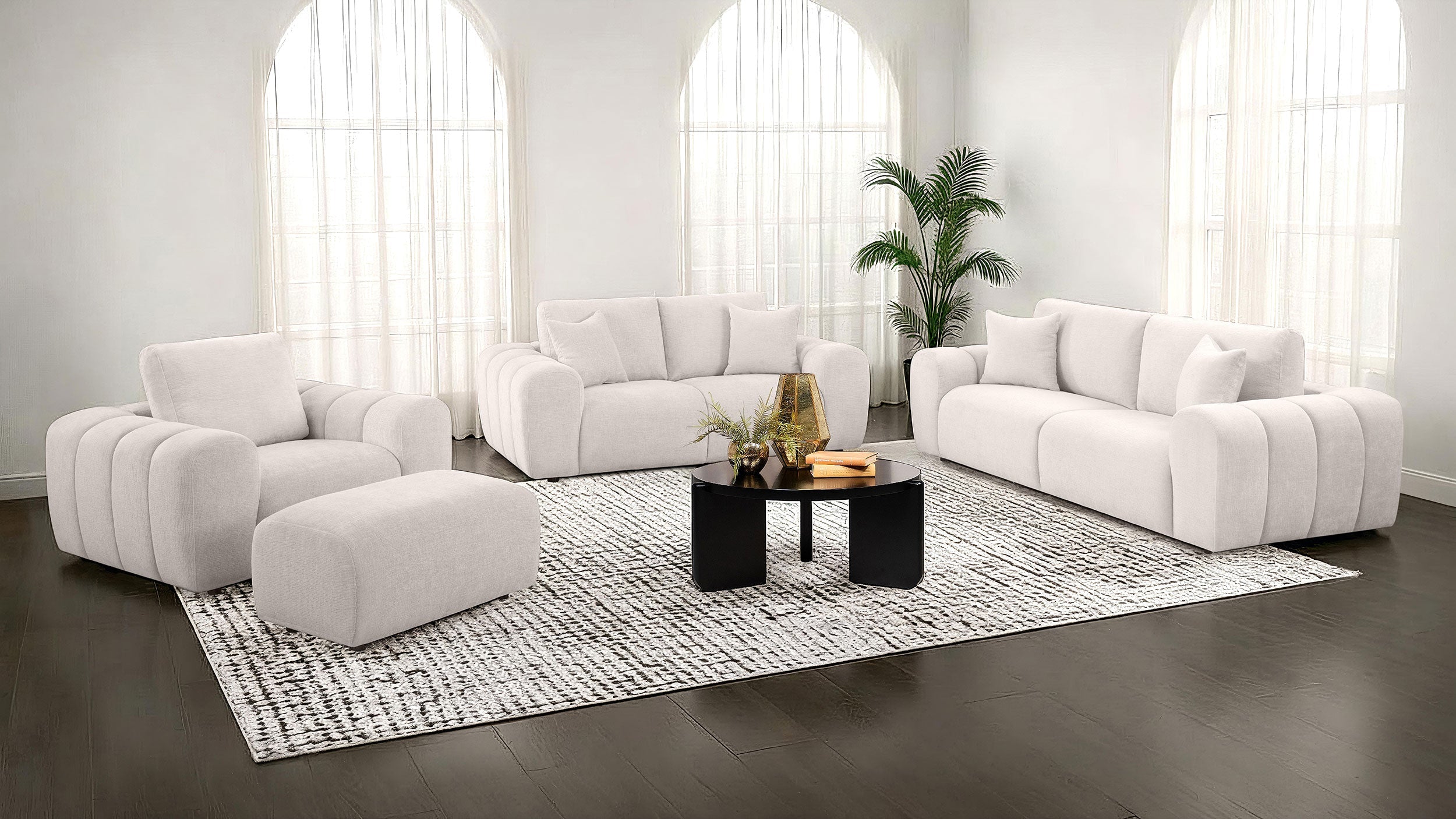 Burnett Sofa - Ivory