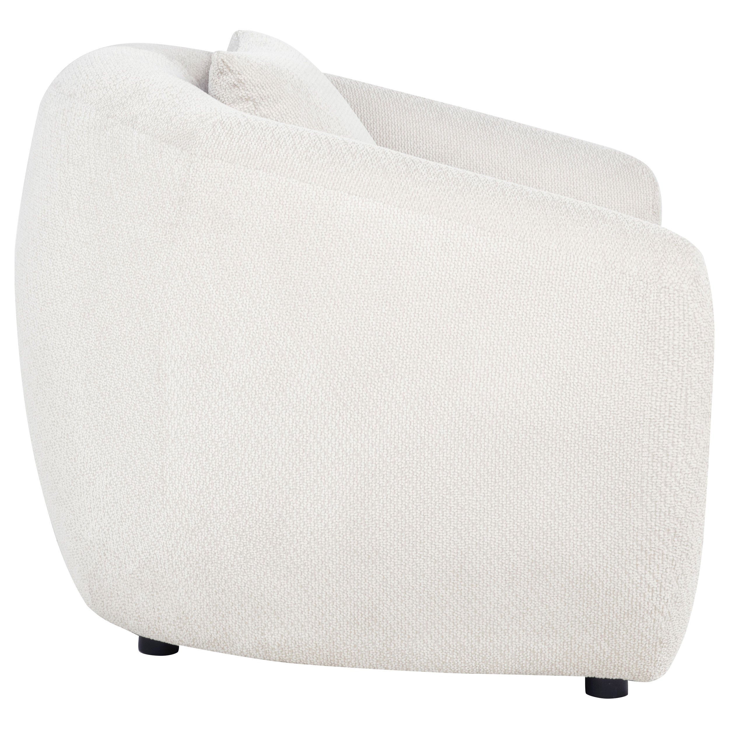 Isabella Fabric Upholstered Accent Chair In Sand