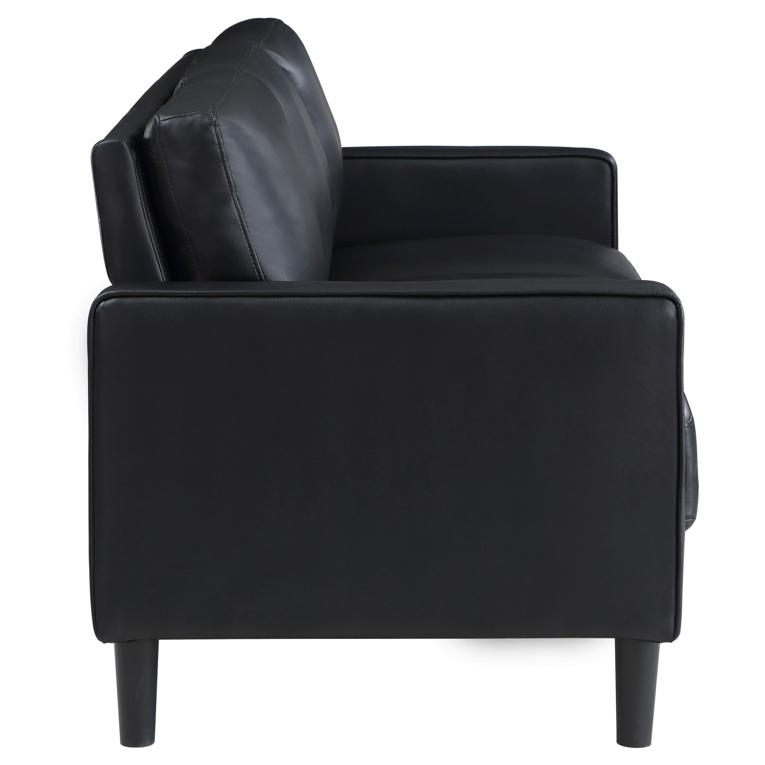 Ruth Sofa Set - 2 Piece - Black