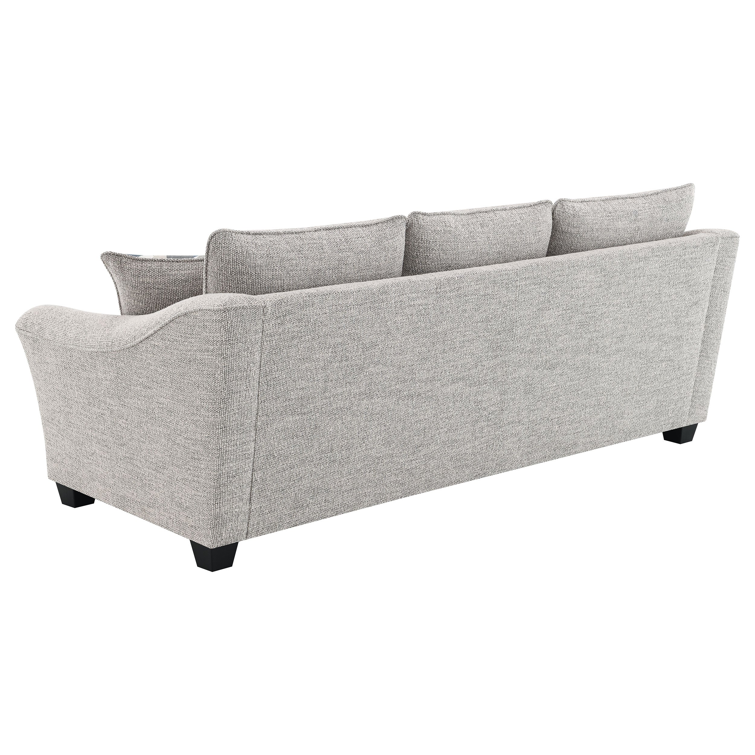 Tomkins 3-piece Boucle Upholstered Sofa Set Light In Grey