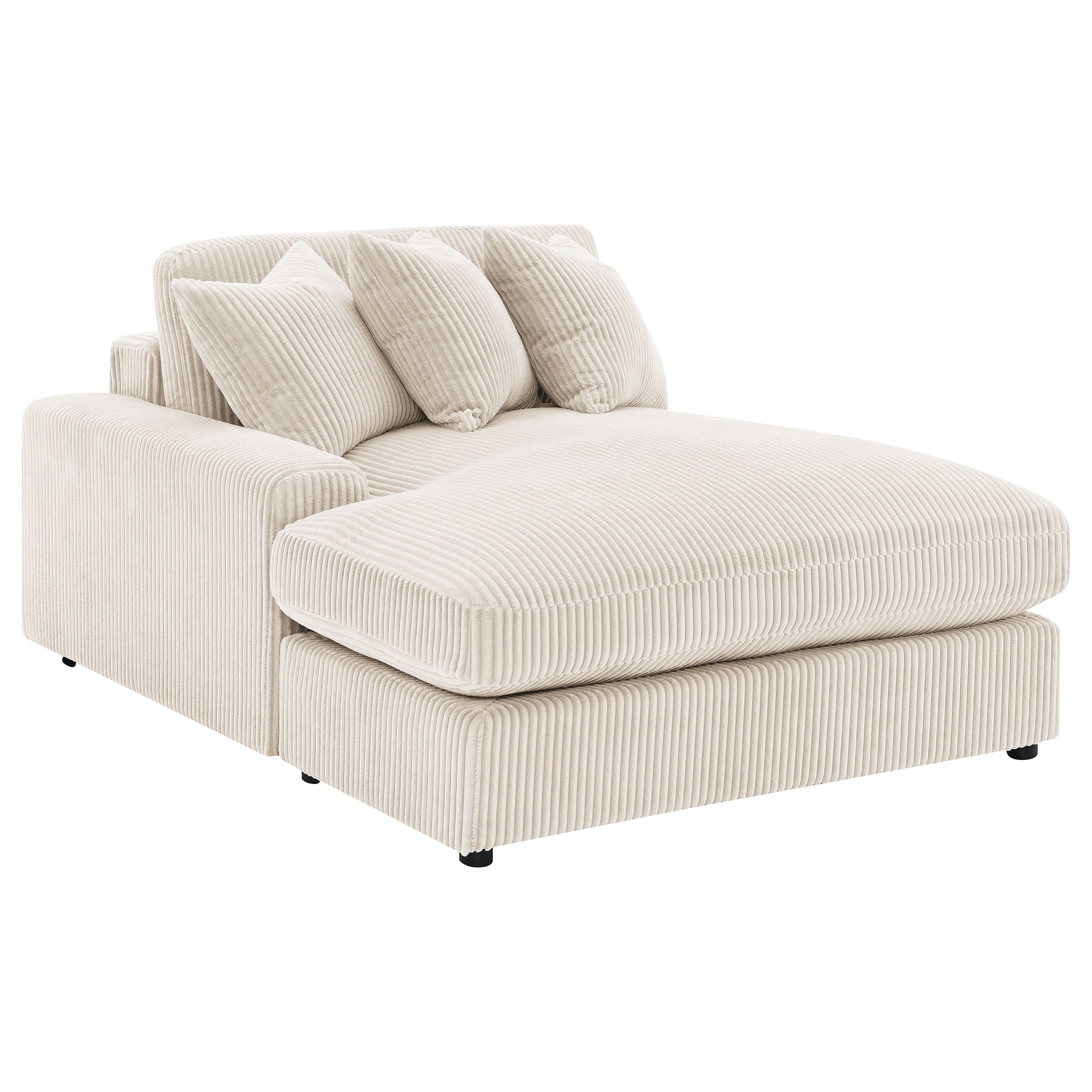 Blaine Upholstered Reversible Chaise Sectional Sofa - Sand
