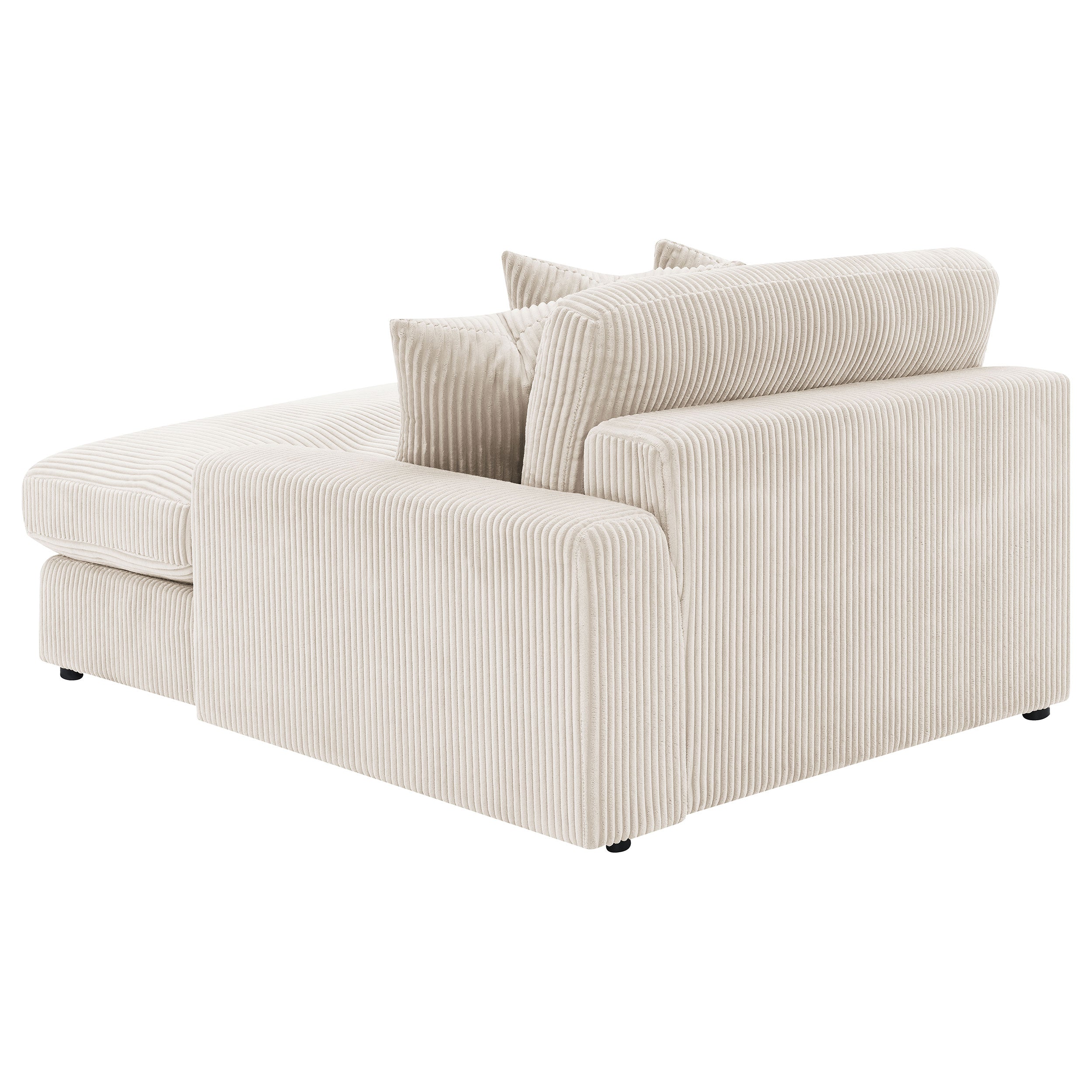 Blaine Upholstered Reversible Chaise Sectional Sofa - Sand