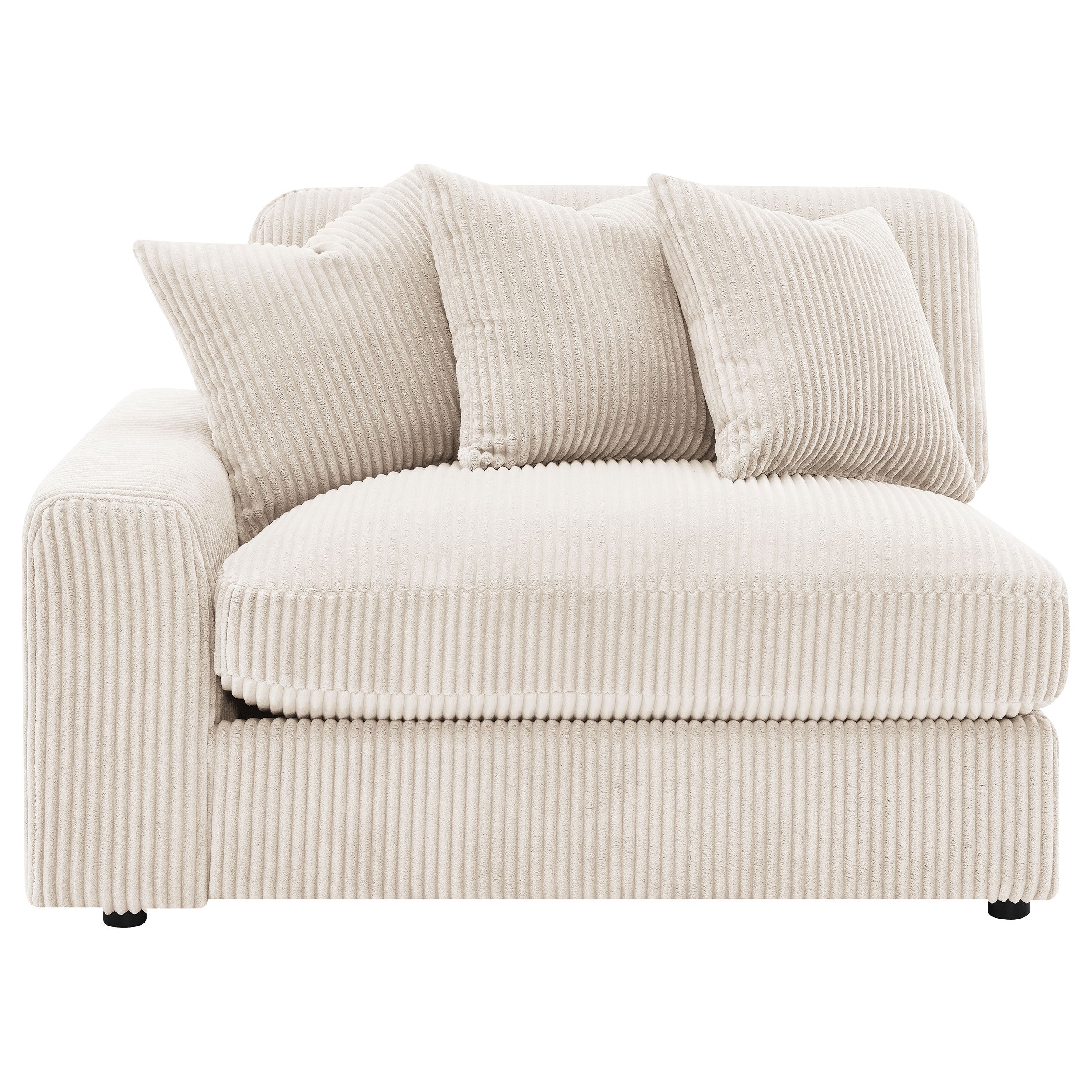 Blaine Upholstered Reversible Chaise Sectional Sofa - Sand