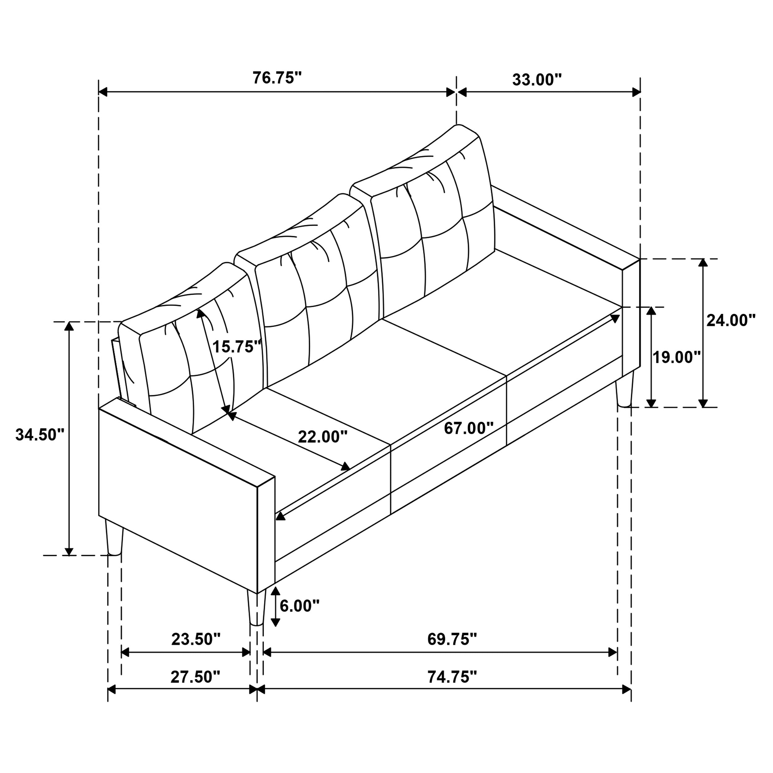 Bowen II Sofa - Steel Grey