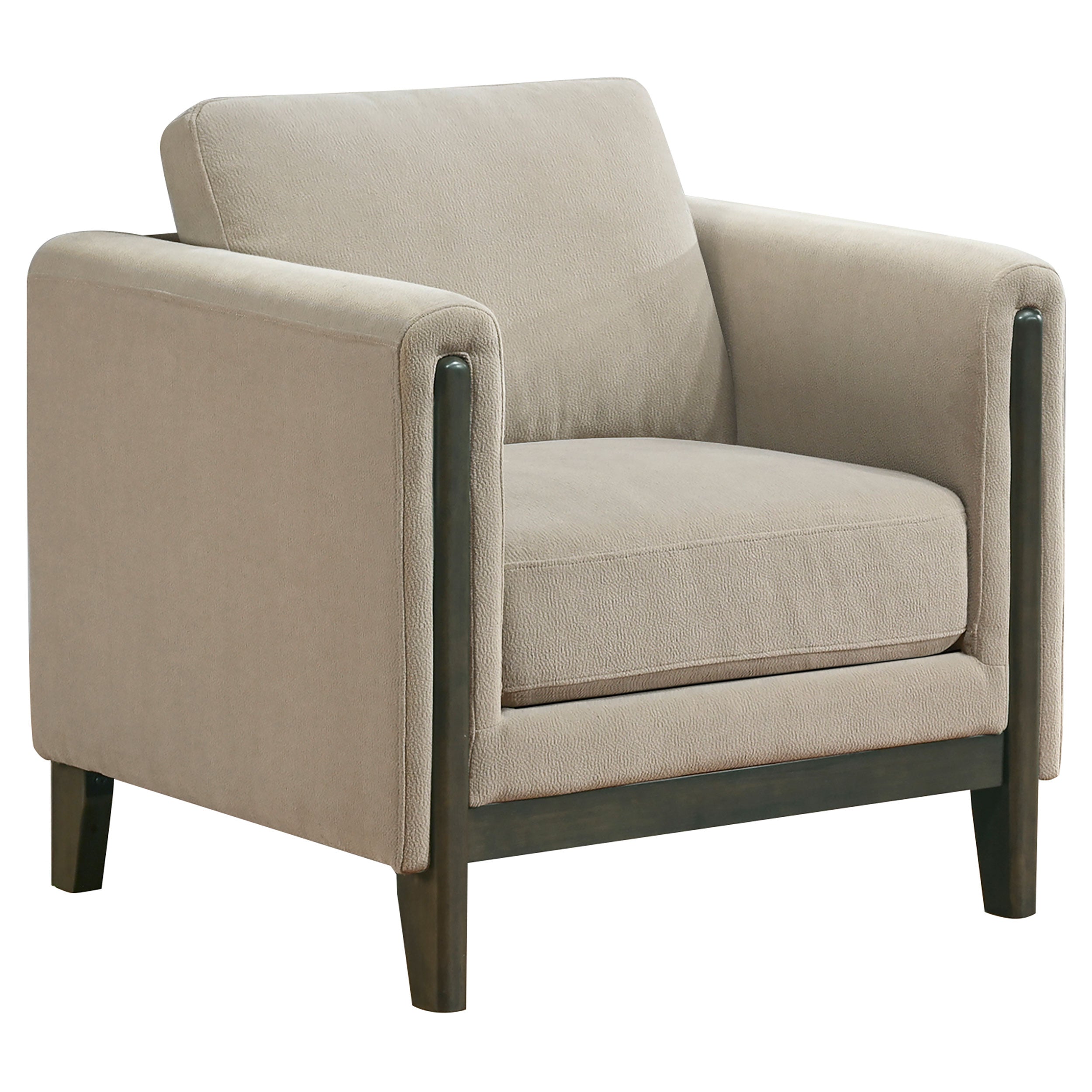 Islington 3-piece Upholstered Panel Arm Sofa Set In Taupe