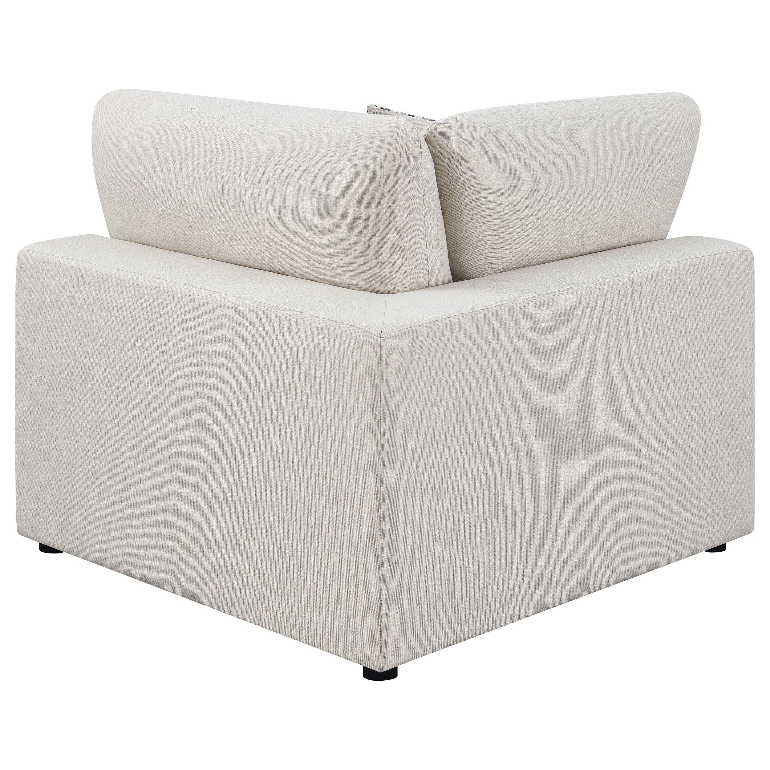 Serene Upholstered Modular Sectional Sofa - Beige (551321-SETB)