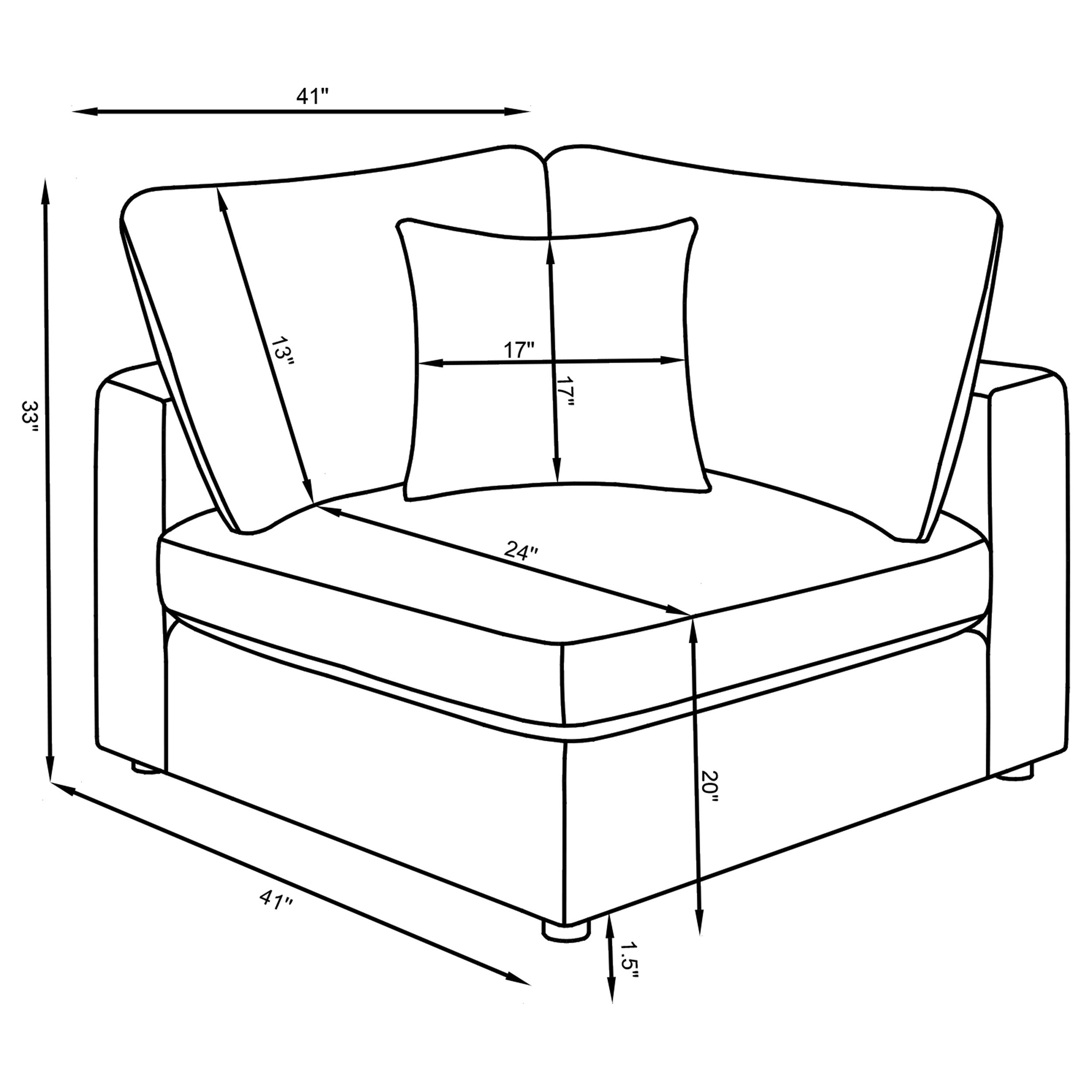 Serene Upholstered Modular Sectional Sofa