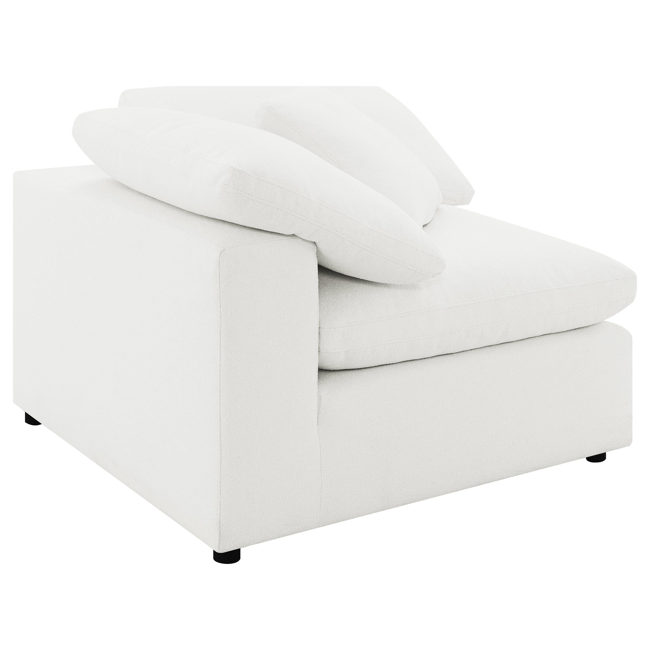 Raleigh Boucle Upholstered Modular Sectional Ivory