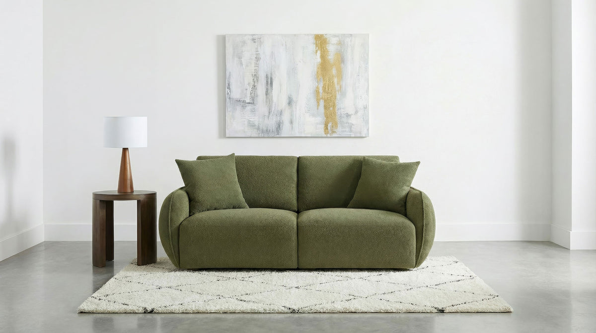 Elysia Fabric Upholstered Modular Loveseat