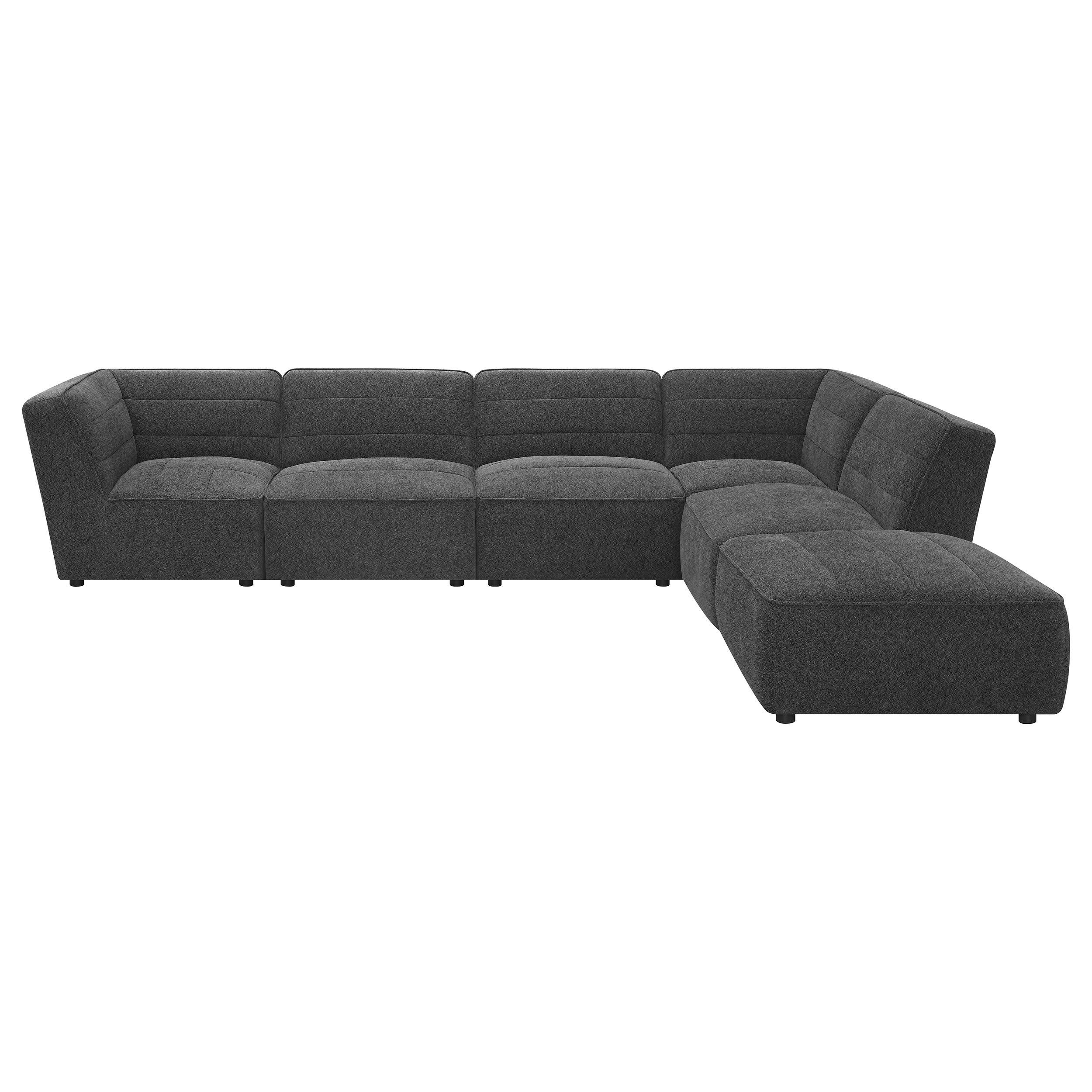 Sunny Modular Sectional Sofa - Dark Charcoal