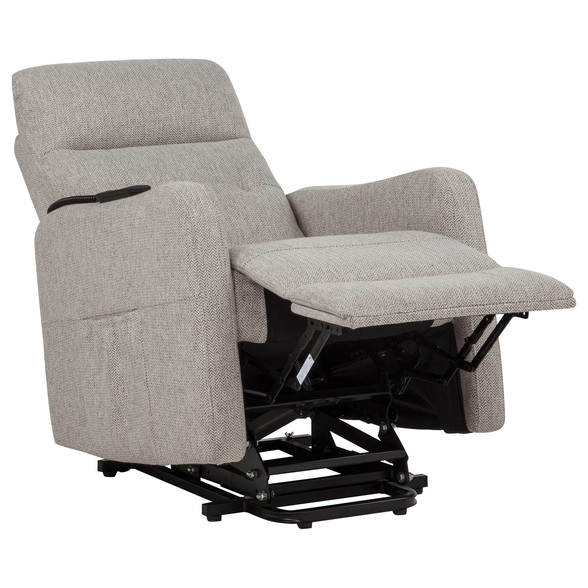 Dayes Upholstered Power Lift Recliner Chair Taupe