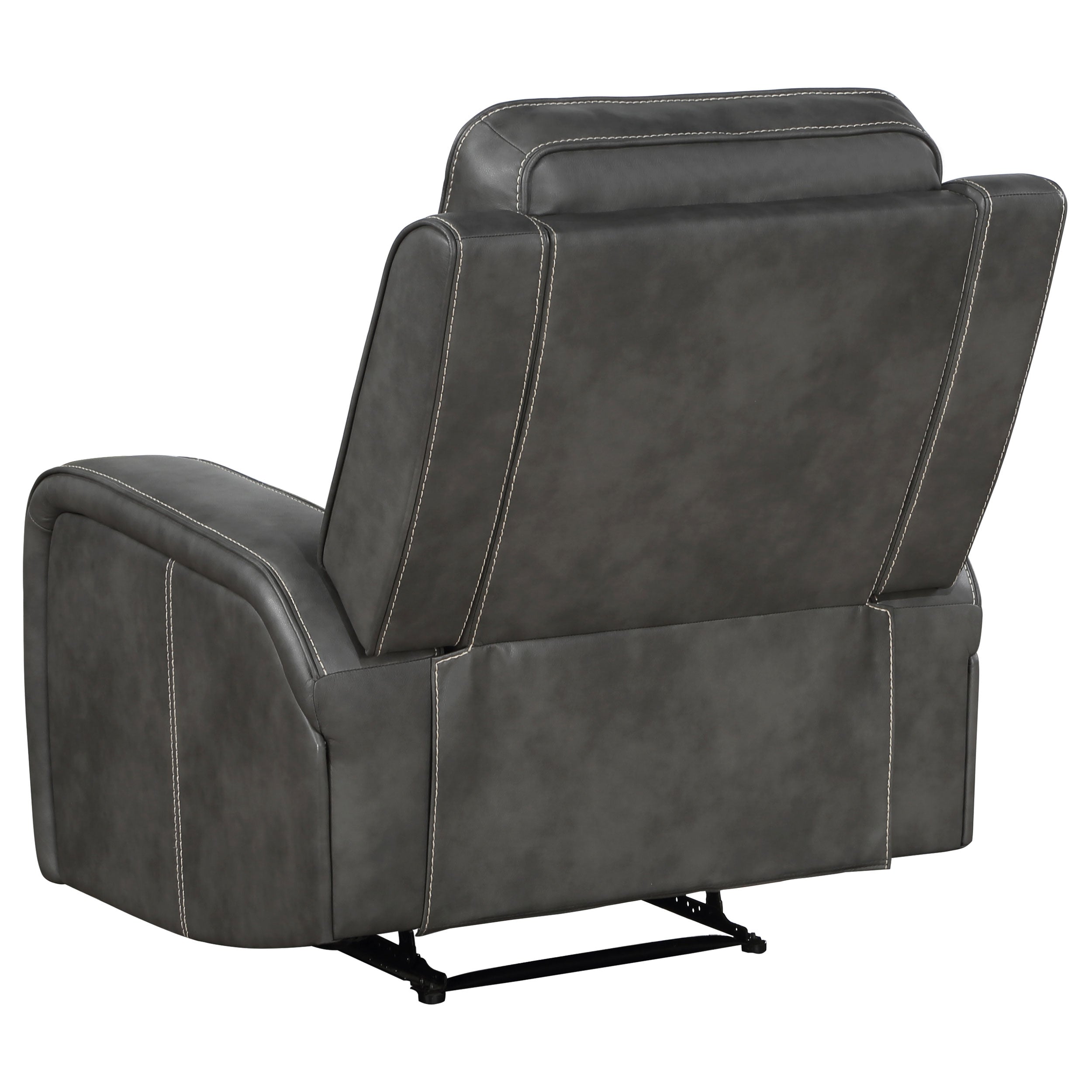 Raelynn 3-piece Upholstered Reclining Sofa Set In Grey