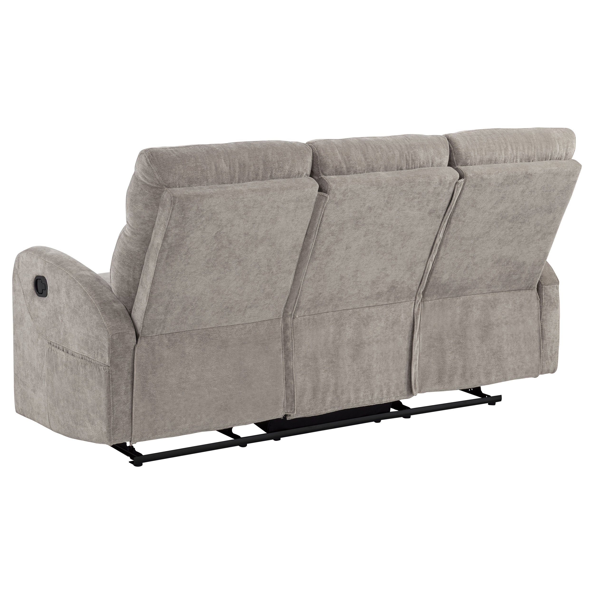 Hamilton 2-piece Chenille Manual Reclining Sofa Set Sand