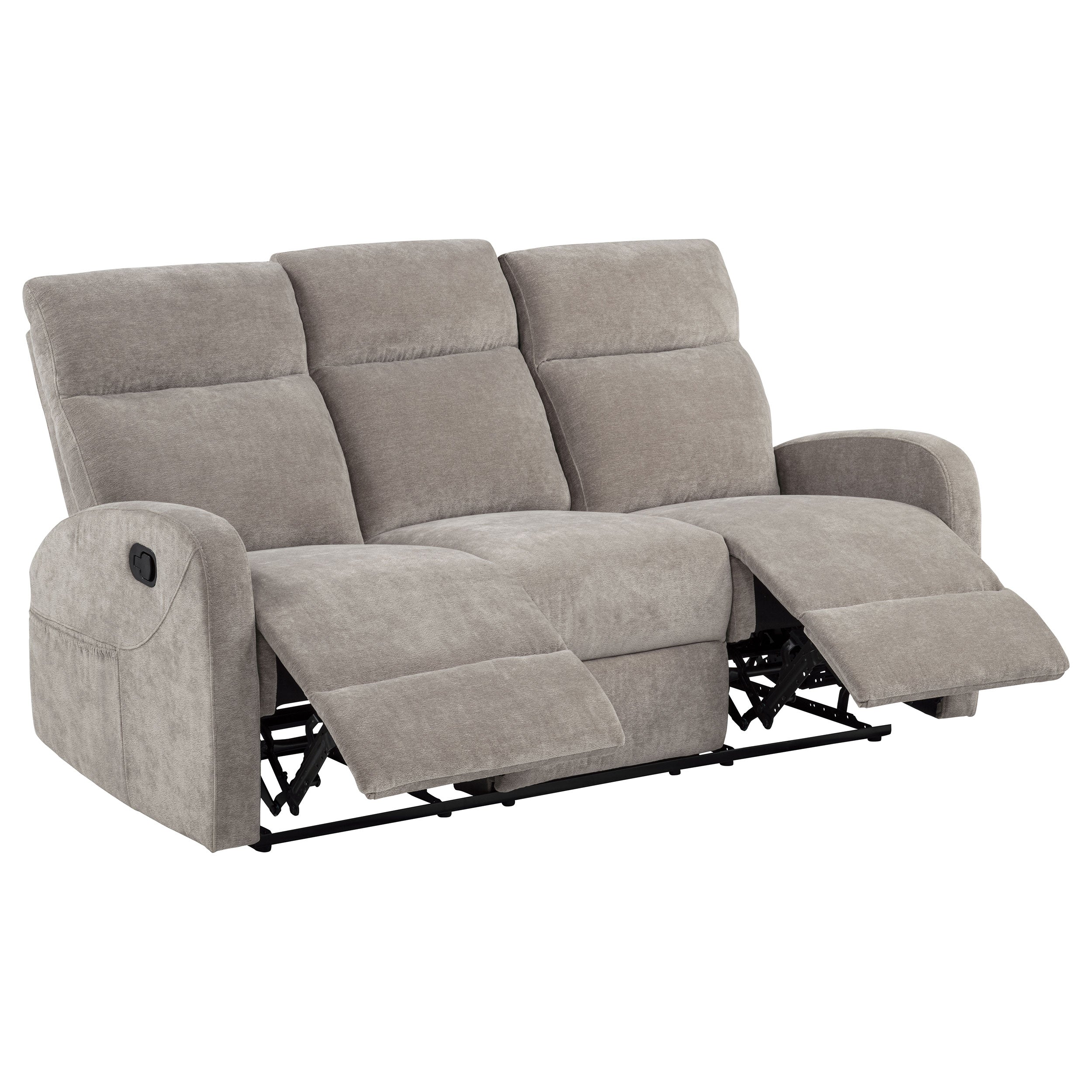 Hamilton Chenille Manual Reclining Sofa Sand