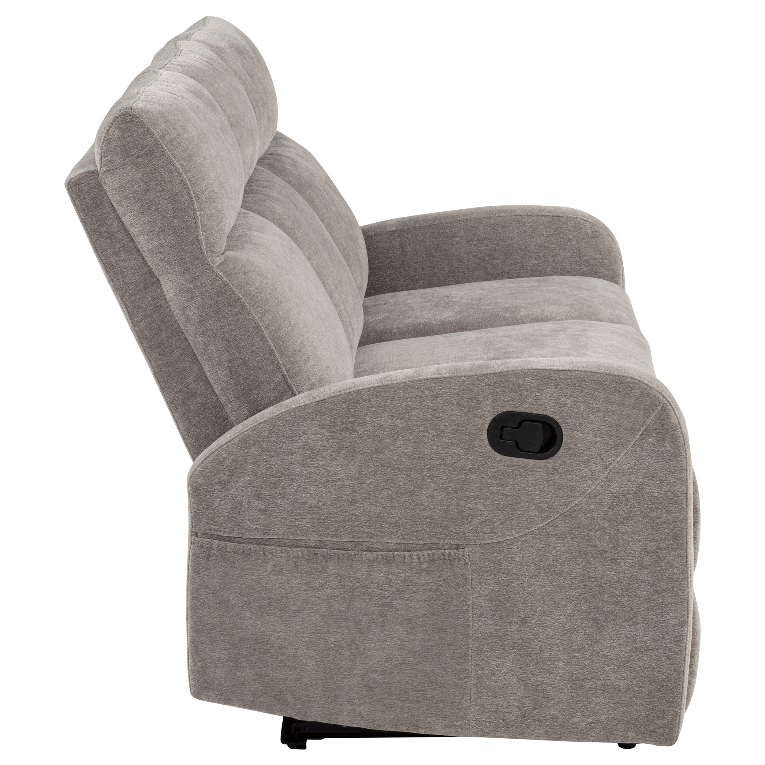 Hamilton Chenille Manual Reclining Sofa Sand