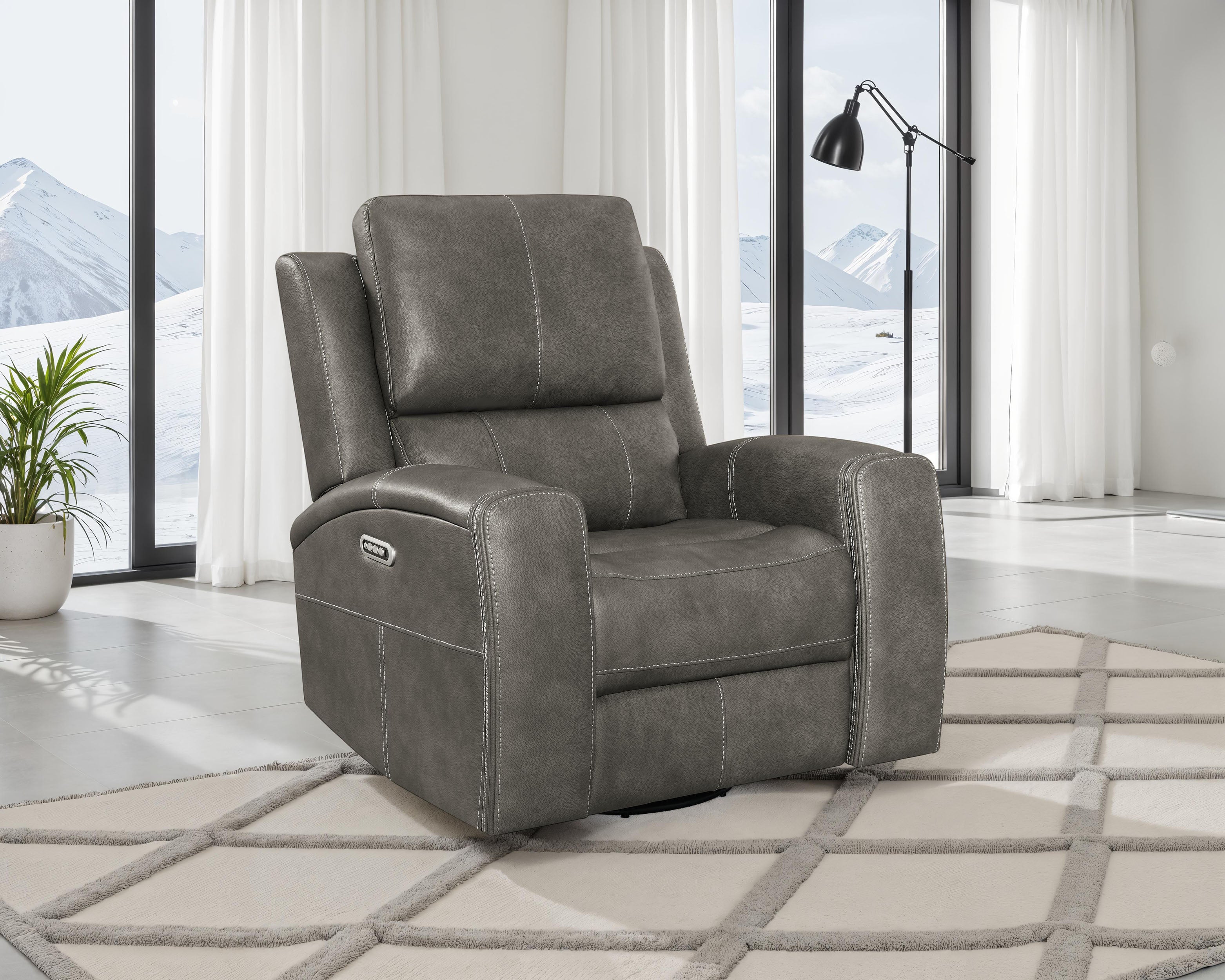 Brickston Power Swivel Glider Recliner