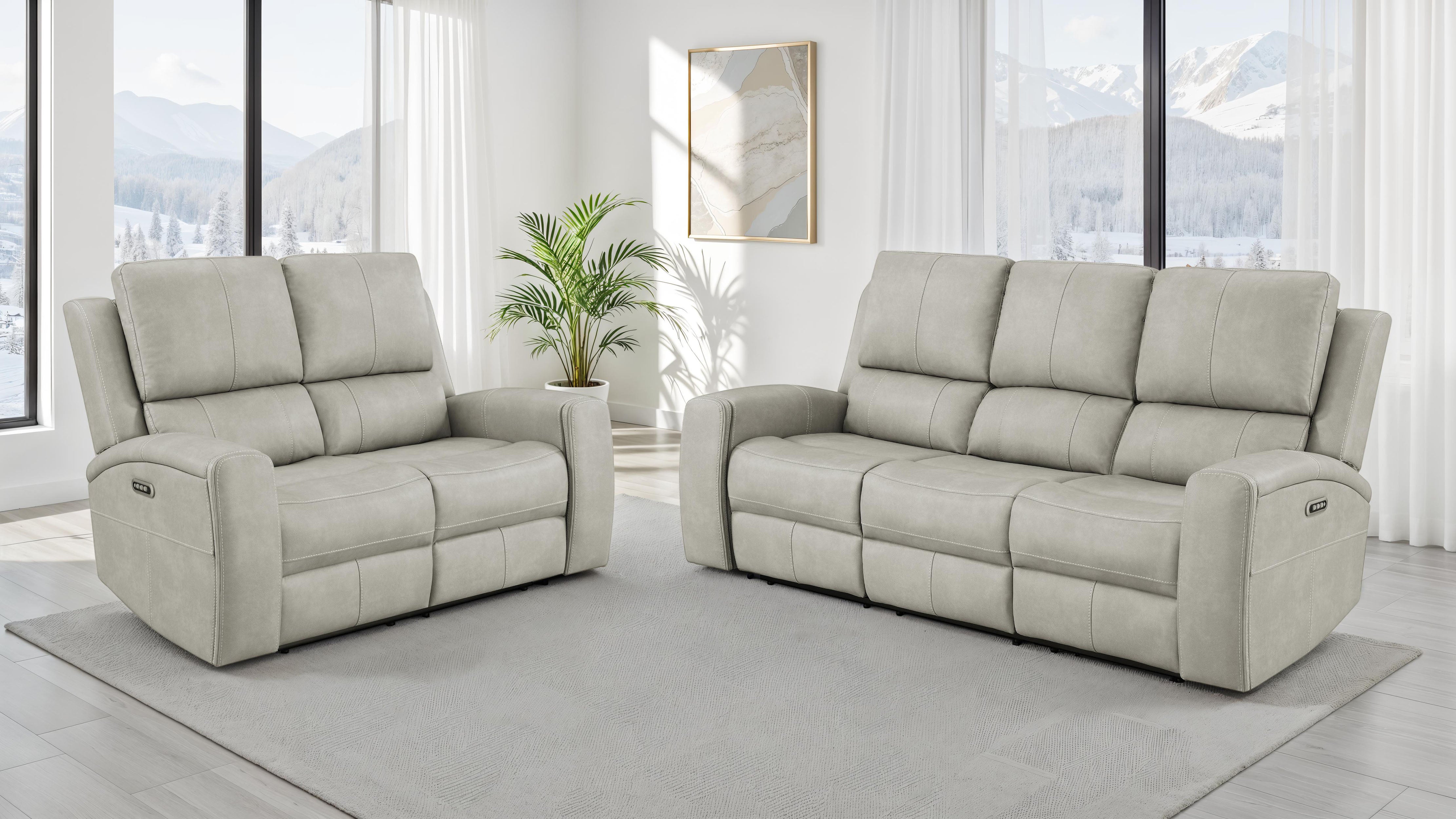 Brickston Power Reclining Sofa Set