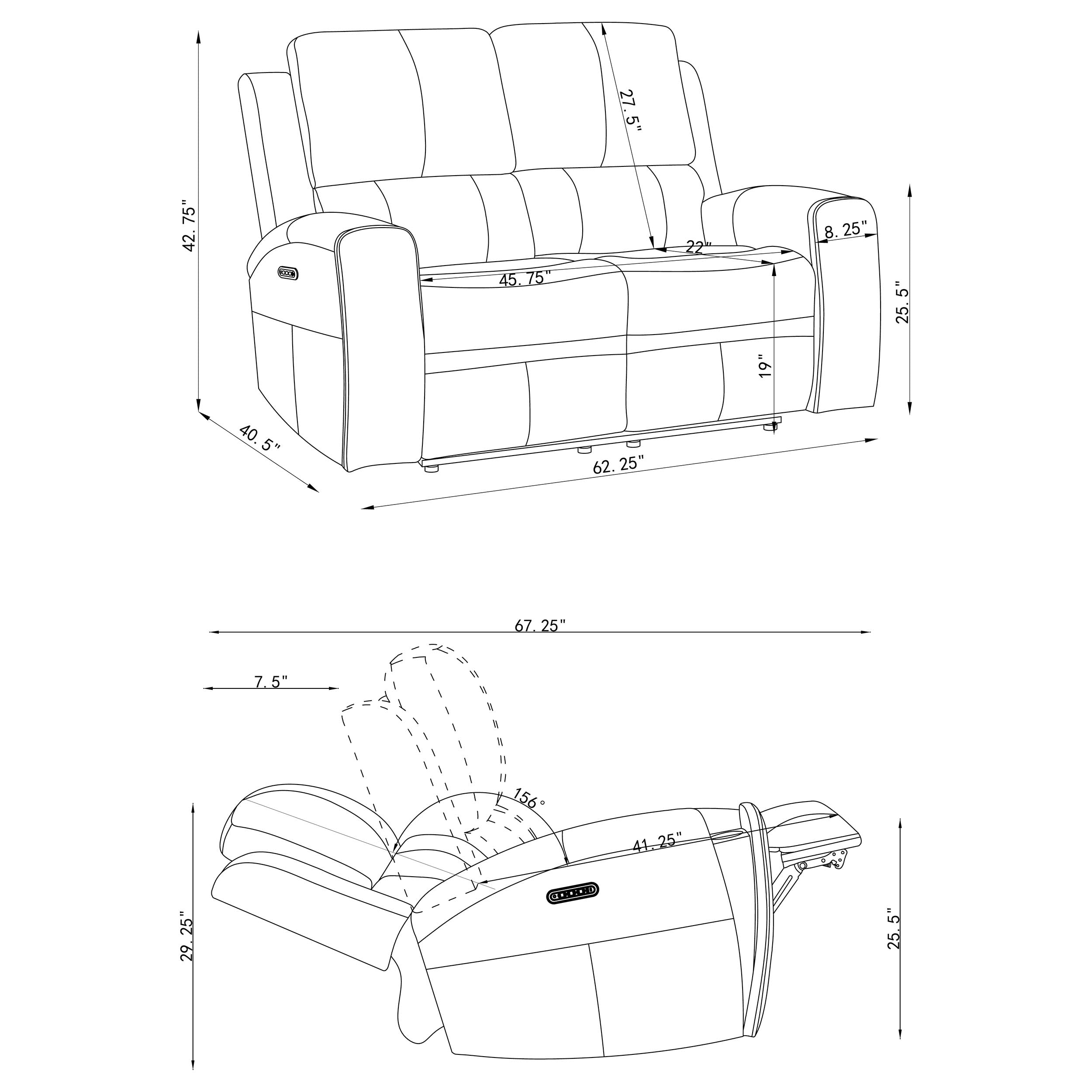 Brickston Power Reclining Sofa Set