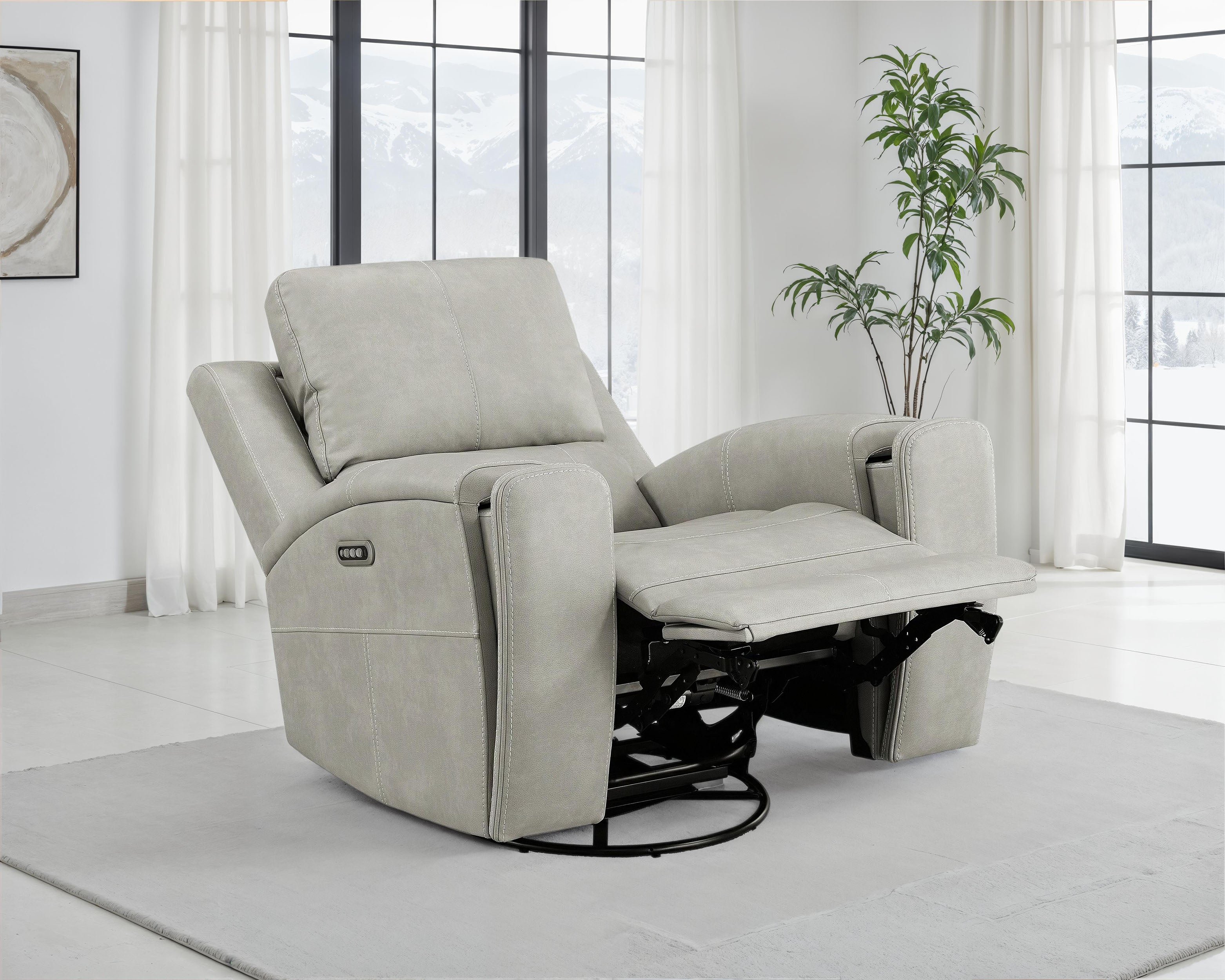 Brickston Power Swivel Glider Recliner