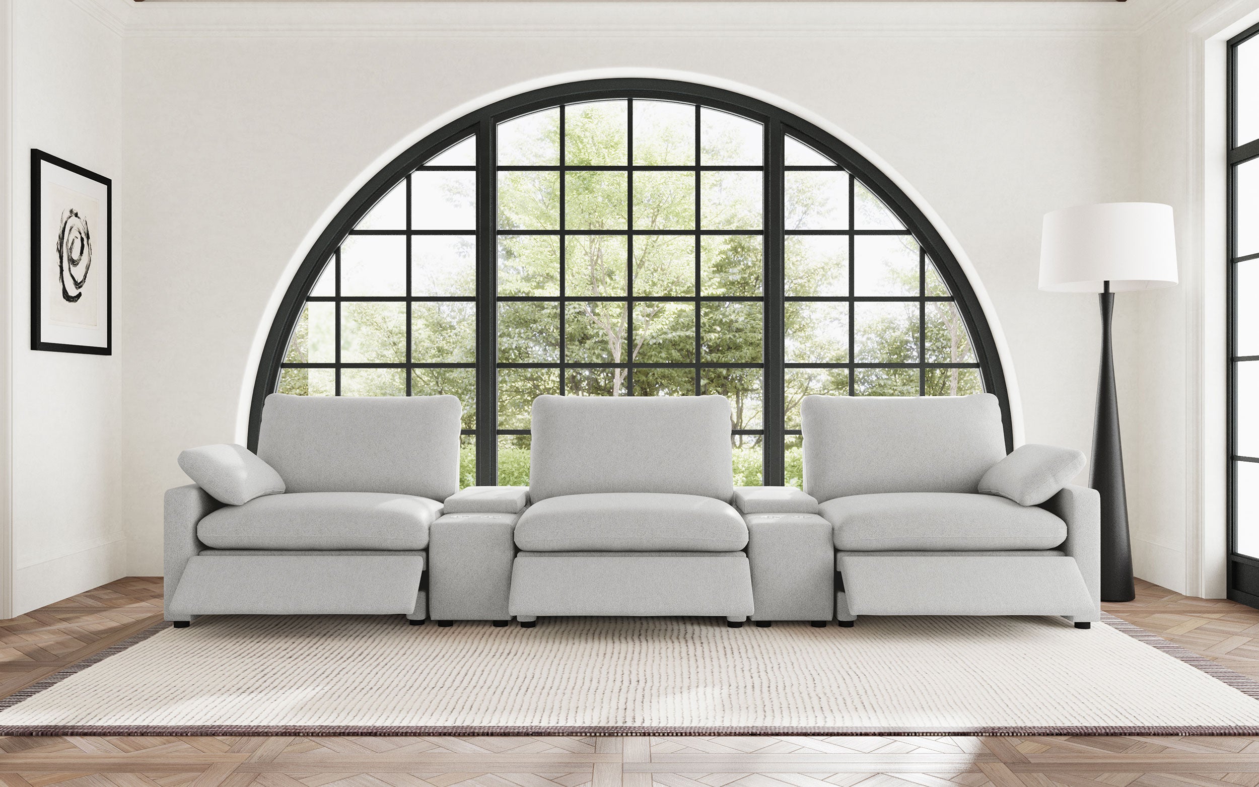 Collins Power Reclining Home Theater Seating