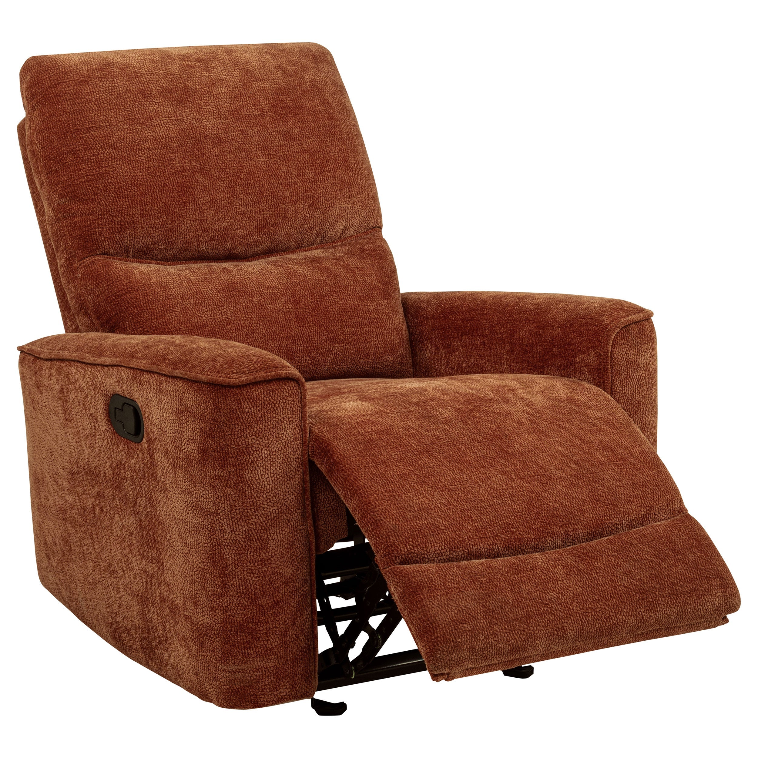 Navarro Reclining Sofa Set - 3 Piece - Burnt Orange
